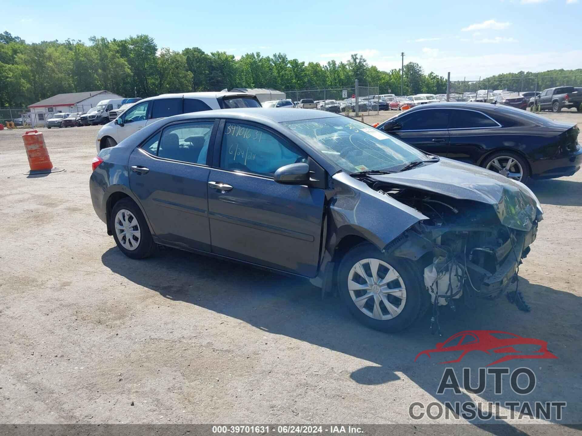 TOYOTA COROLLA 2016 - 2T1BURHE2GC499790