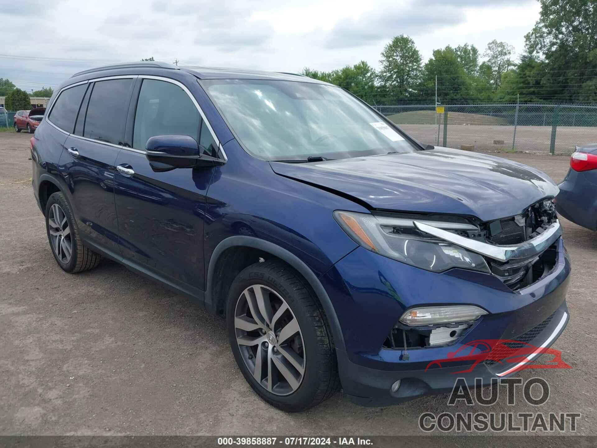 HONDA PILOT 2016 - 5FNYF6H95GB100257