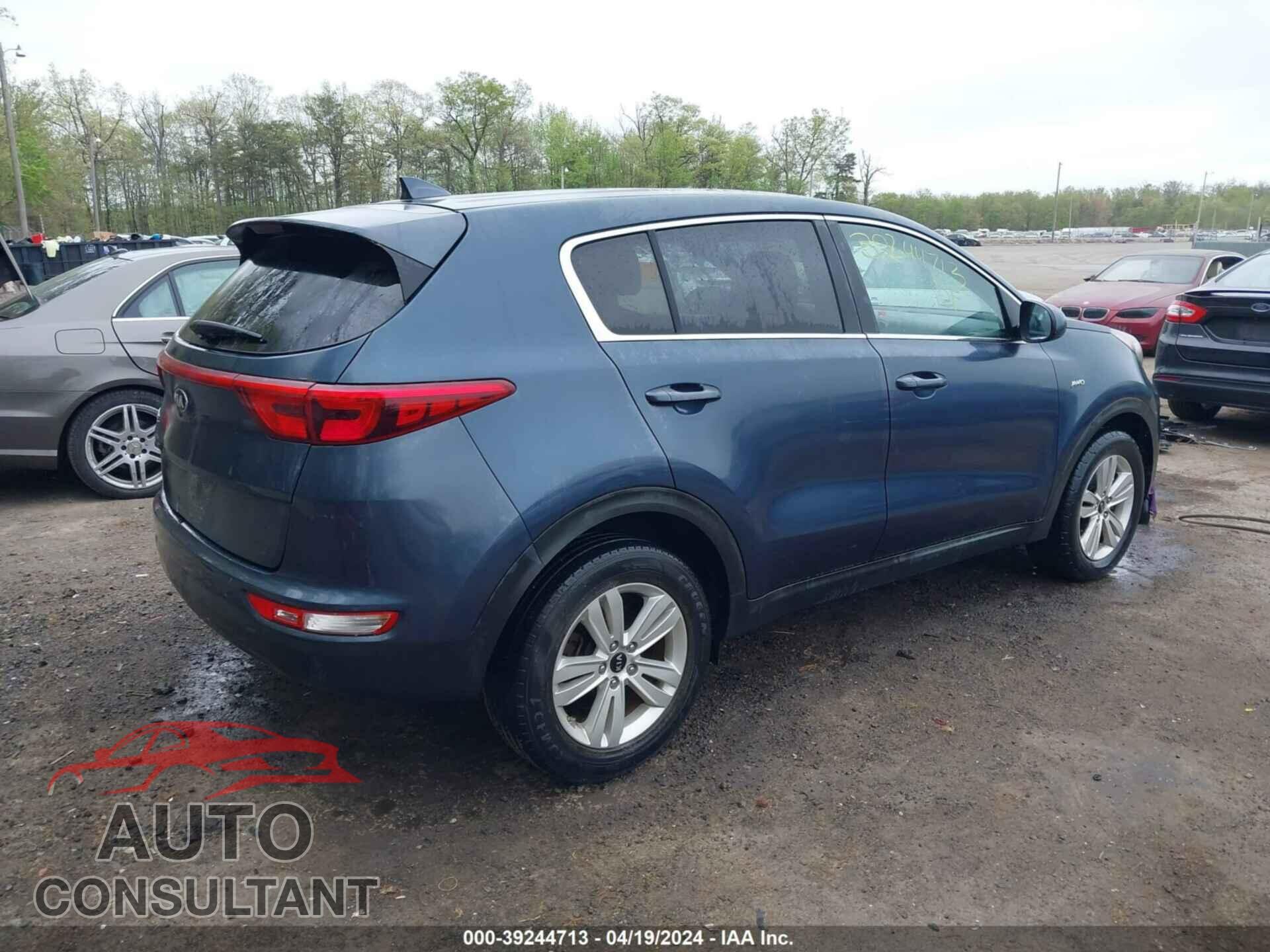 KIA SPORTAGE 2017 - KNDPMCAC3H7186200