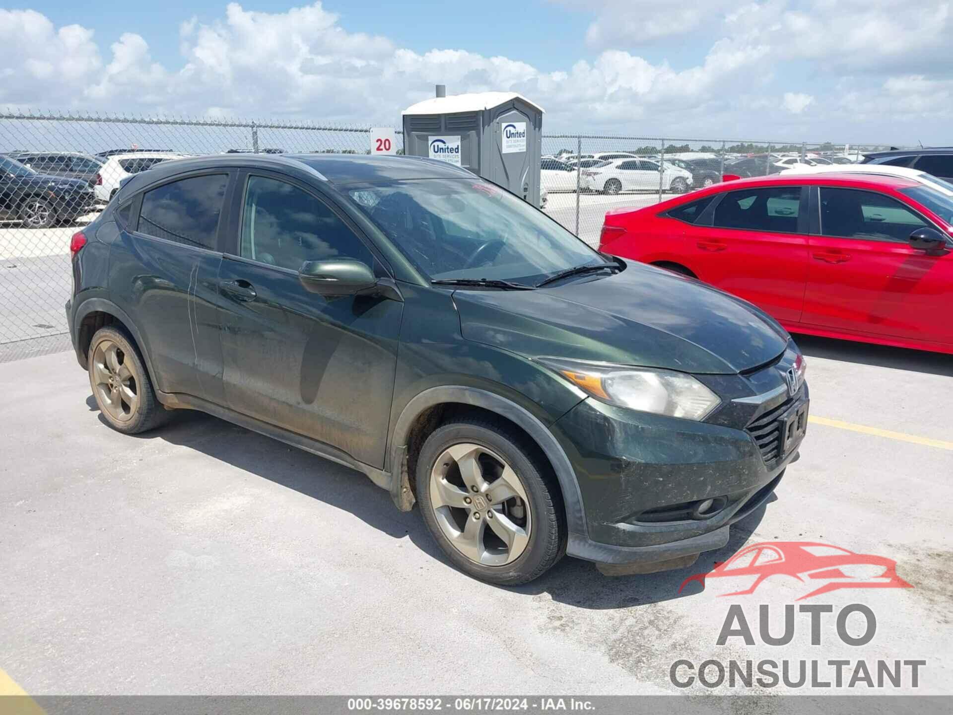 HONDA HR-V 2016 - 3CZRU5H71GM749417