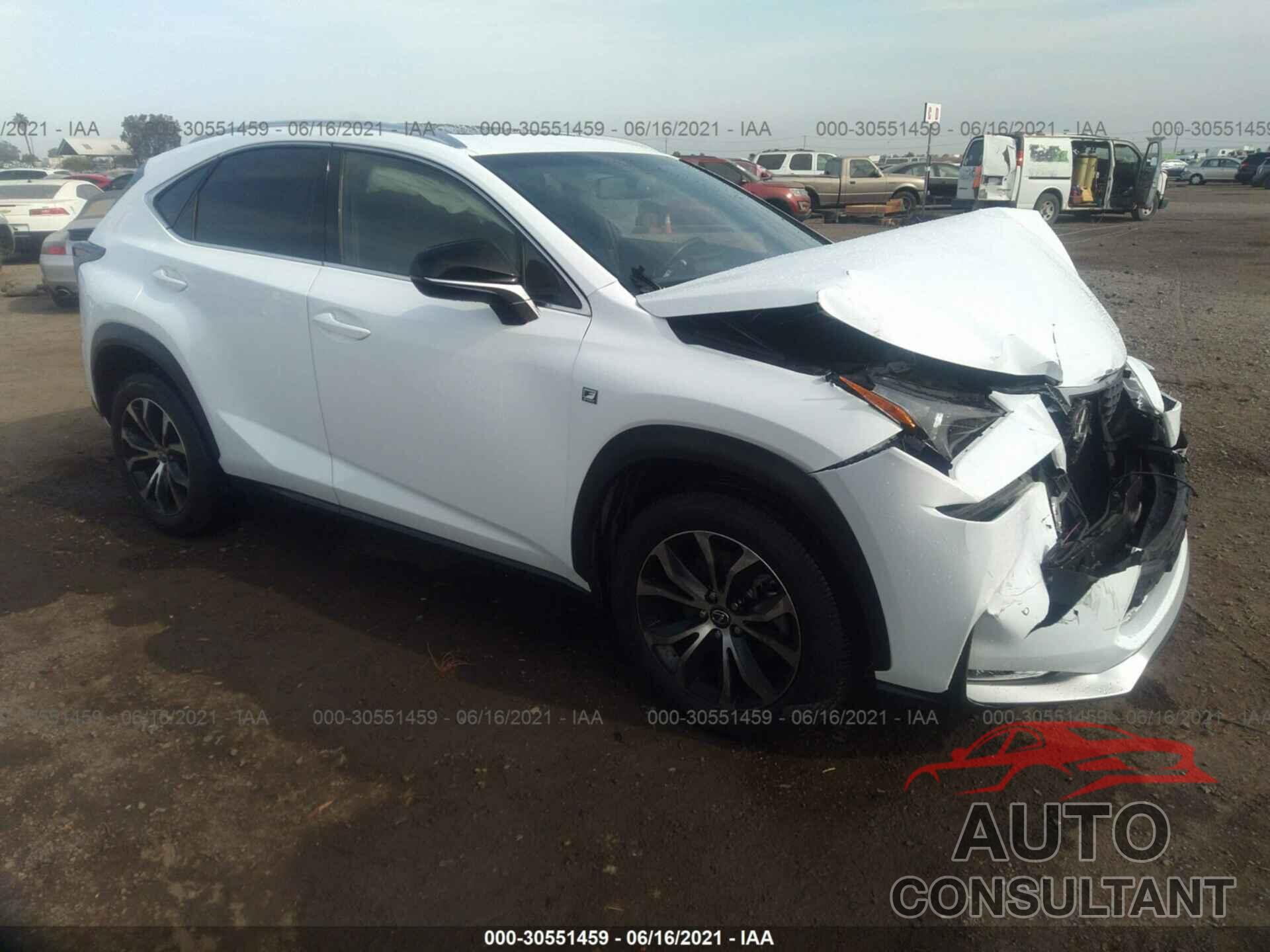 LEXUS NX 2017 - JTJYARBZ4H2072901