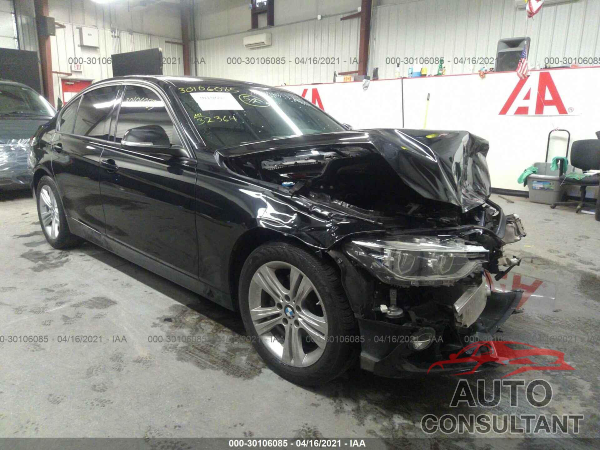 BMW 3 SERIES 2016 - WBA8E3G54GNU03867