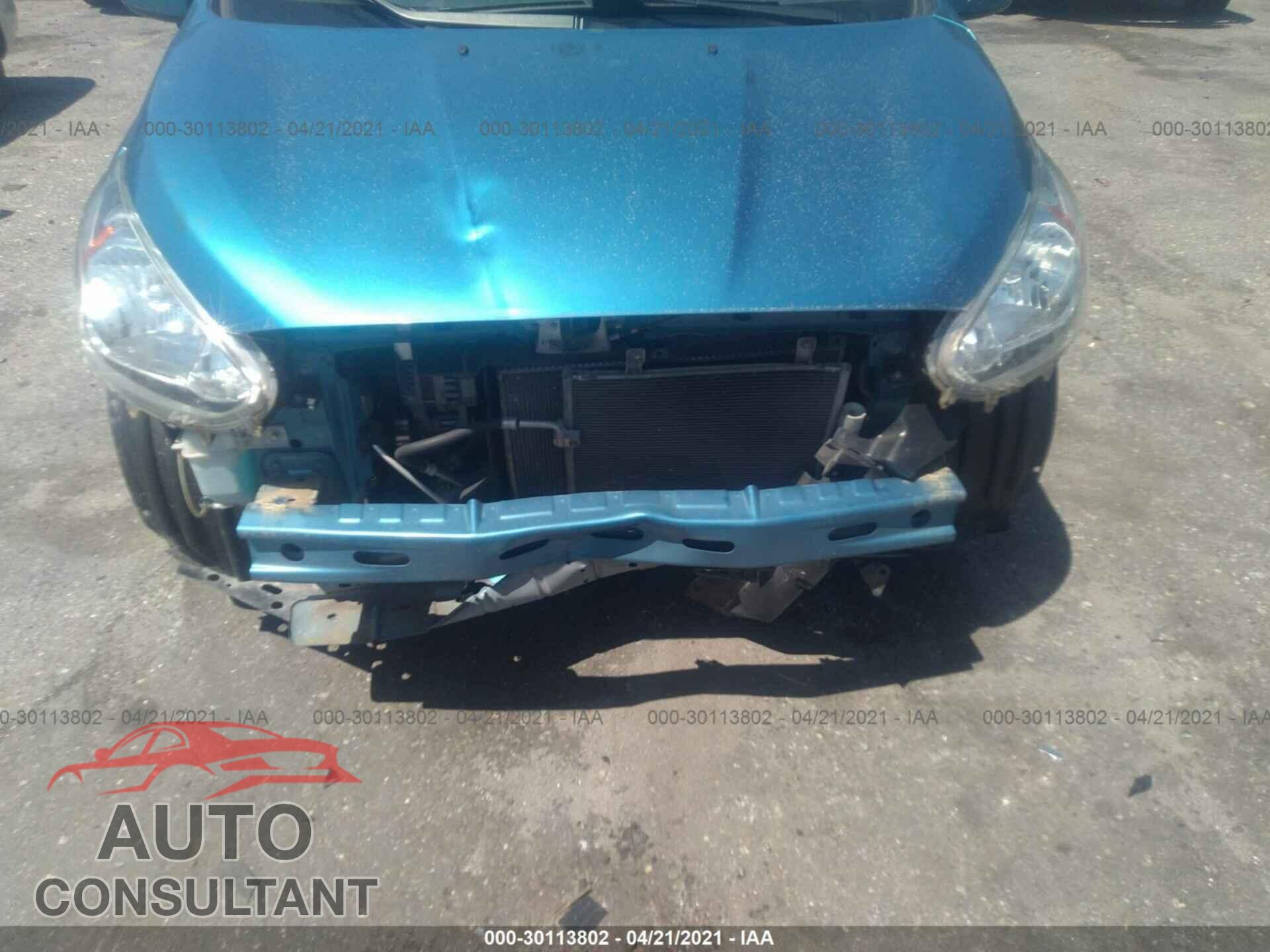 MITSUBISHI MIRAGE 2017 - ML32A3HJ4HH017579