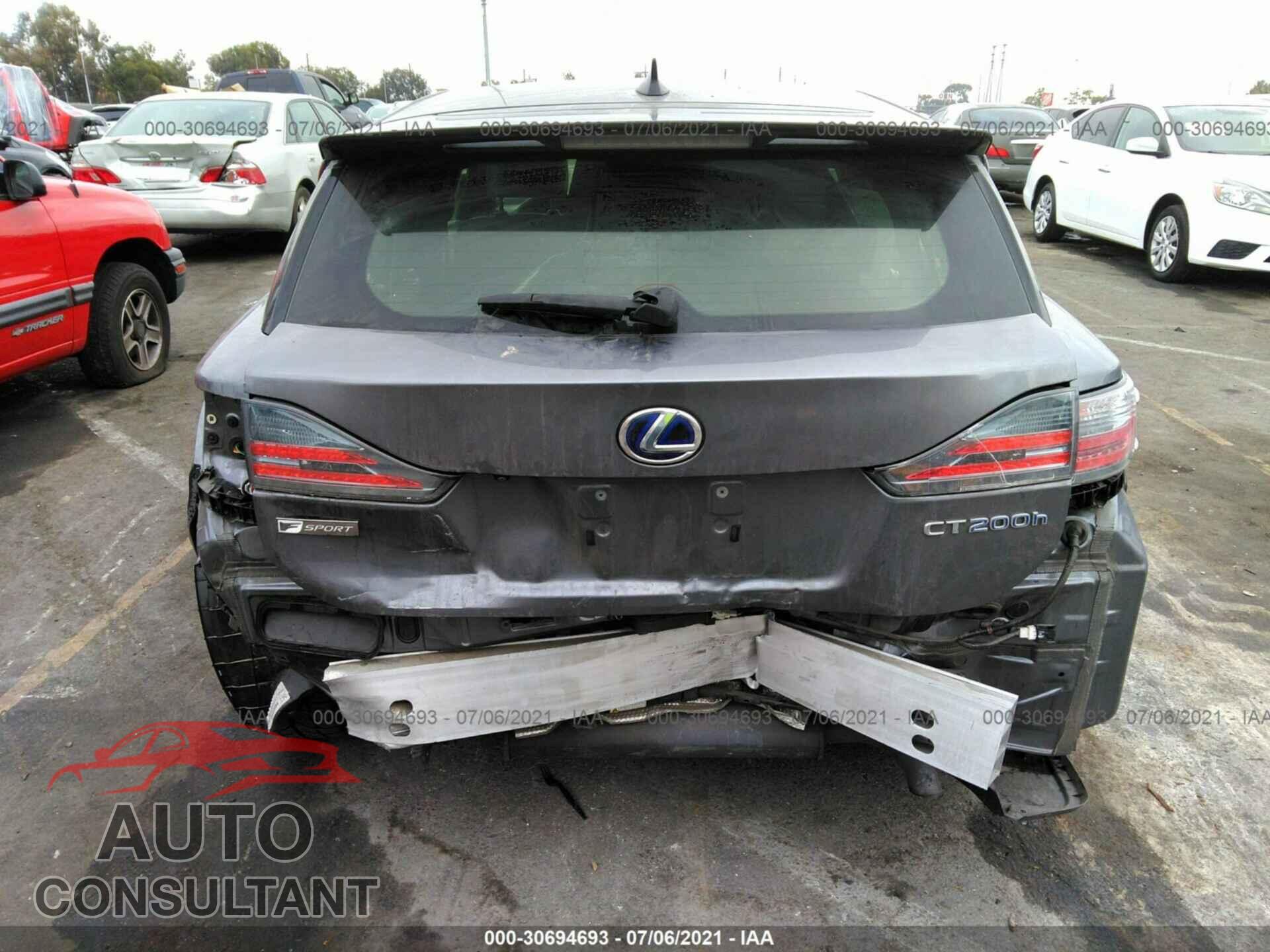 LEXUS CT 2017 - JTHKD5BH2H2289054