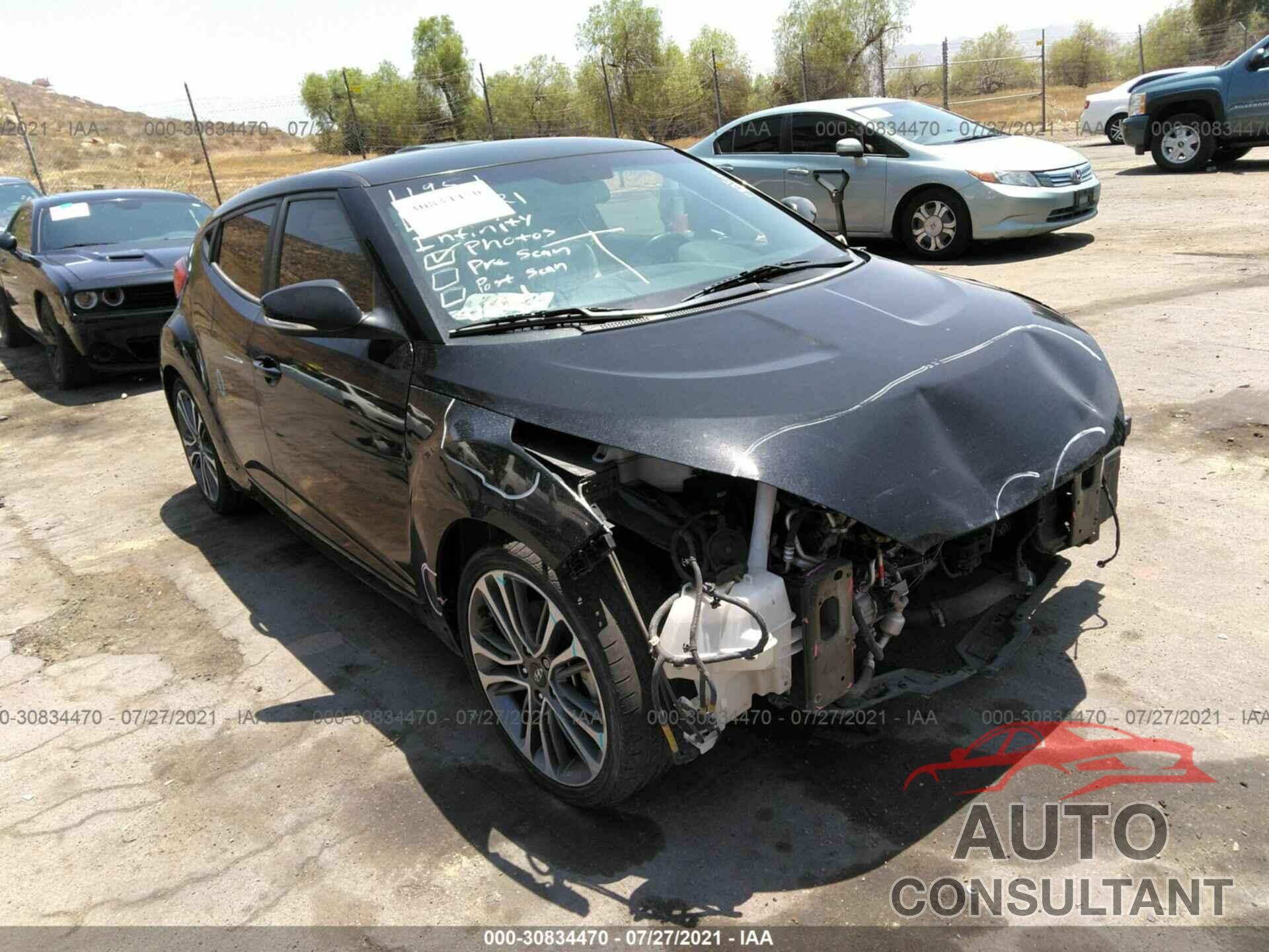 HYUNDAI VELOSTER 2016 - KMHTC6AE9GU295843