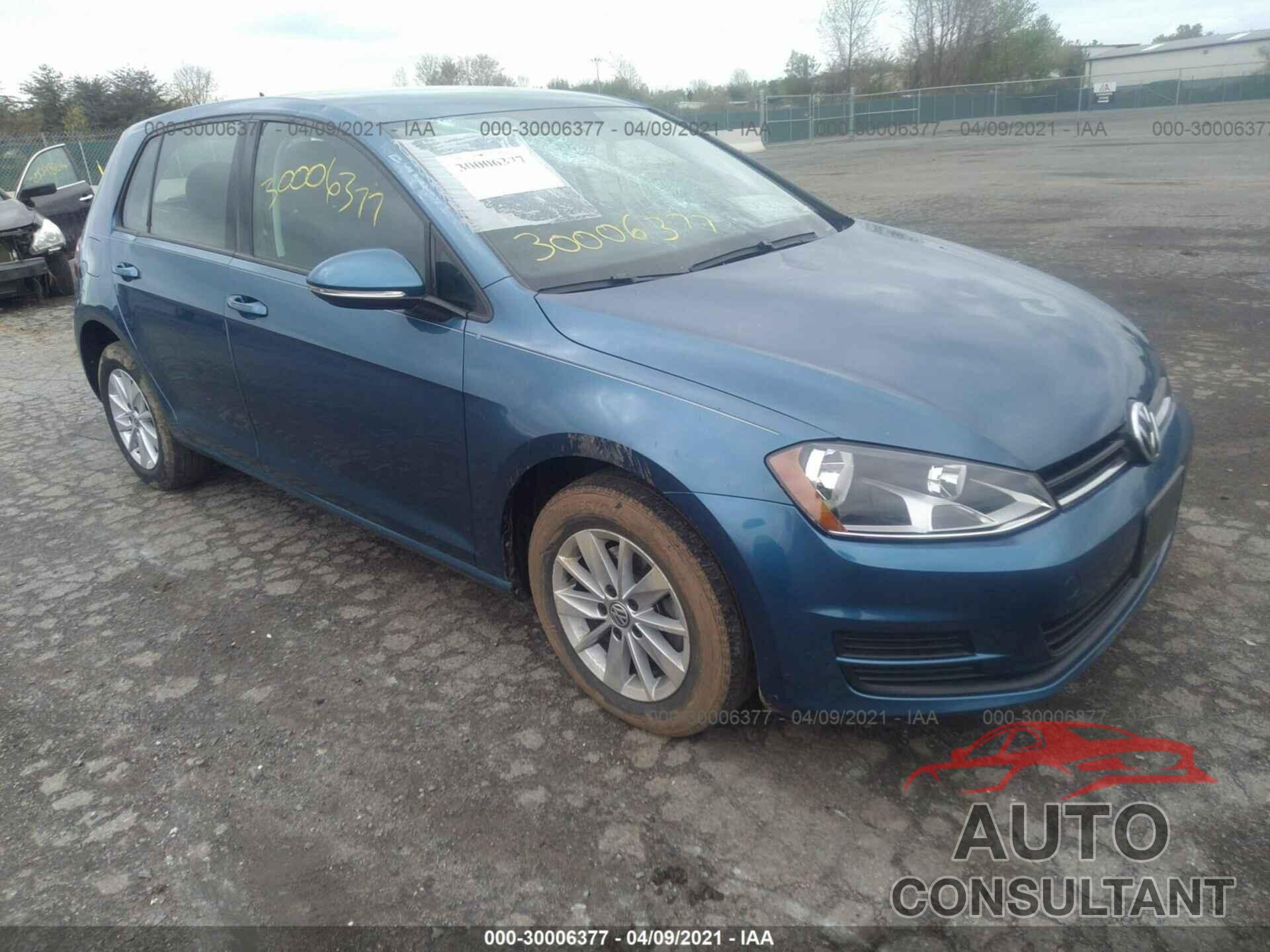 VOLKSWAGEN GOLF 2017 - 3VW117AU8HM076003