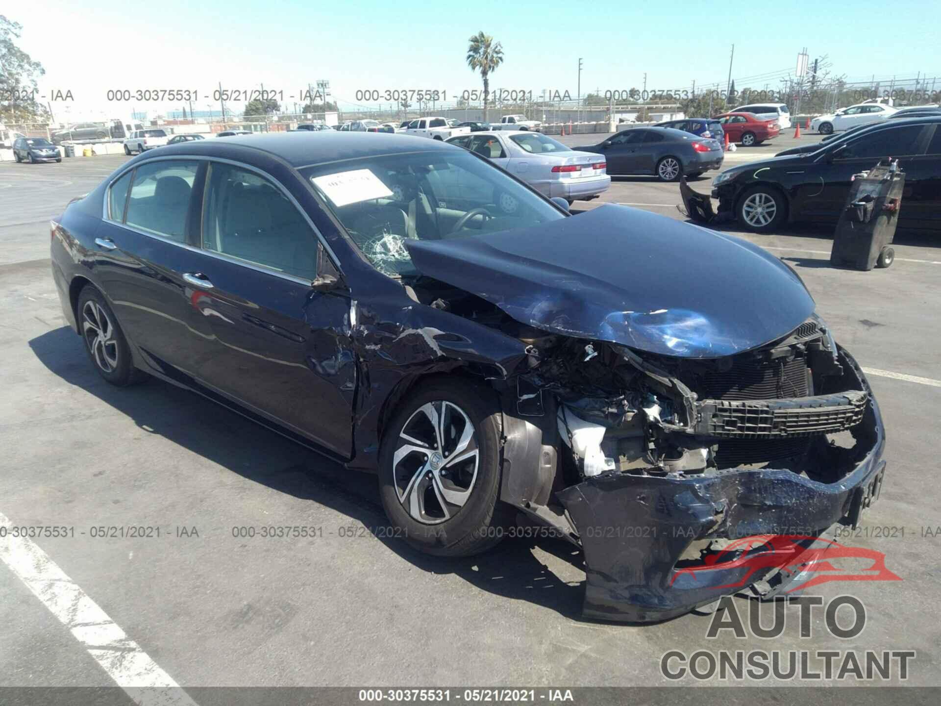 HONDA ACCORD SEDAN 2017 - 1HGCR2F32HA187488
