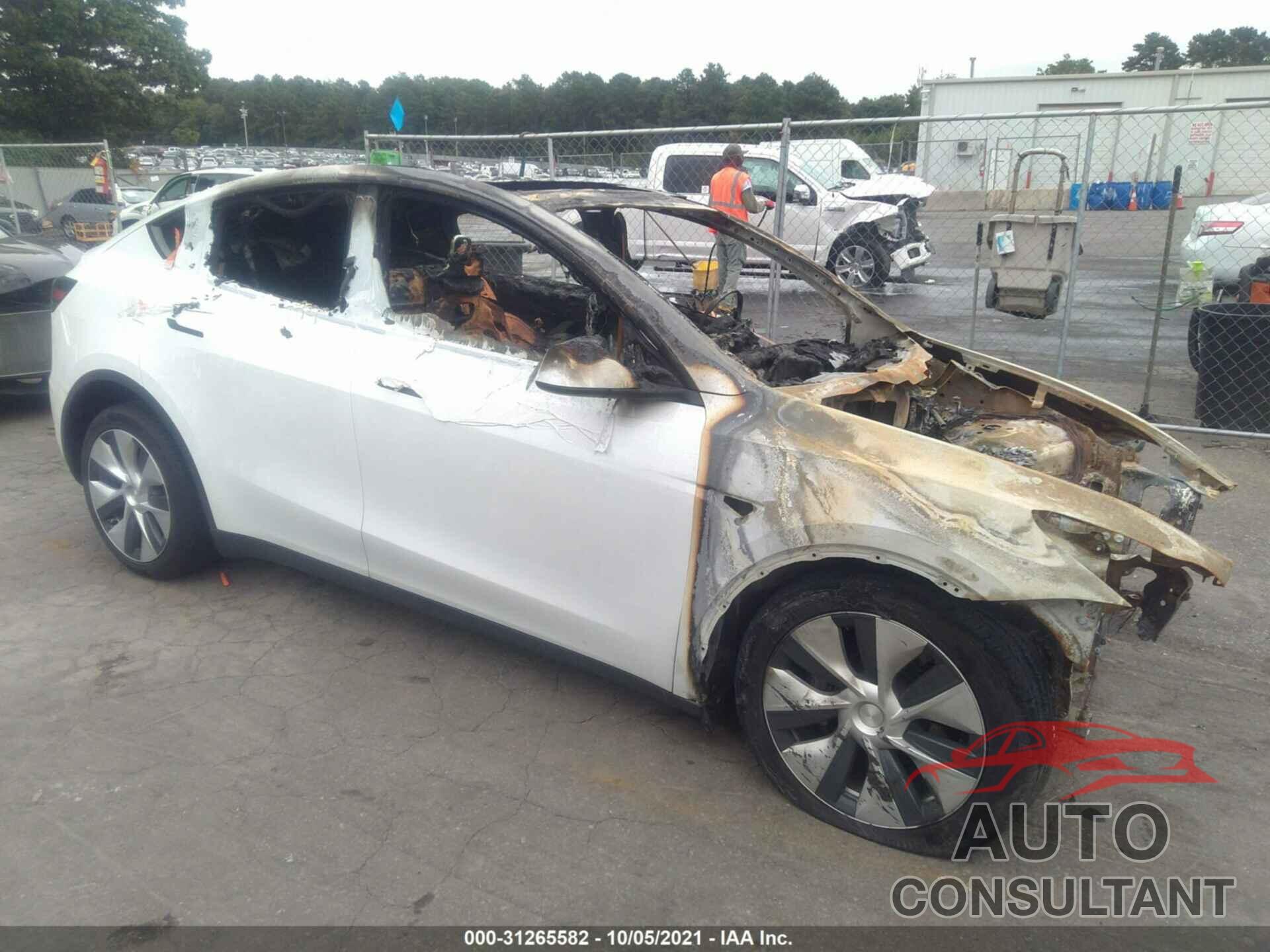 TESLA MODEL Y 2021 - 5YJYGDED0MF105663