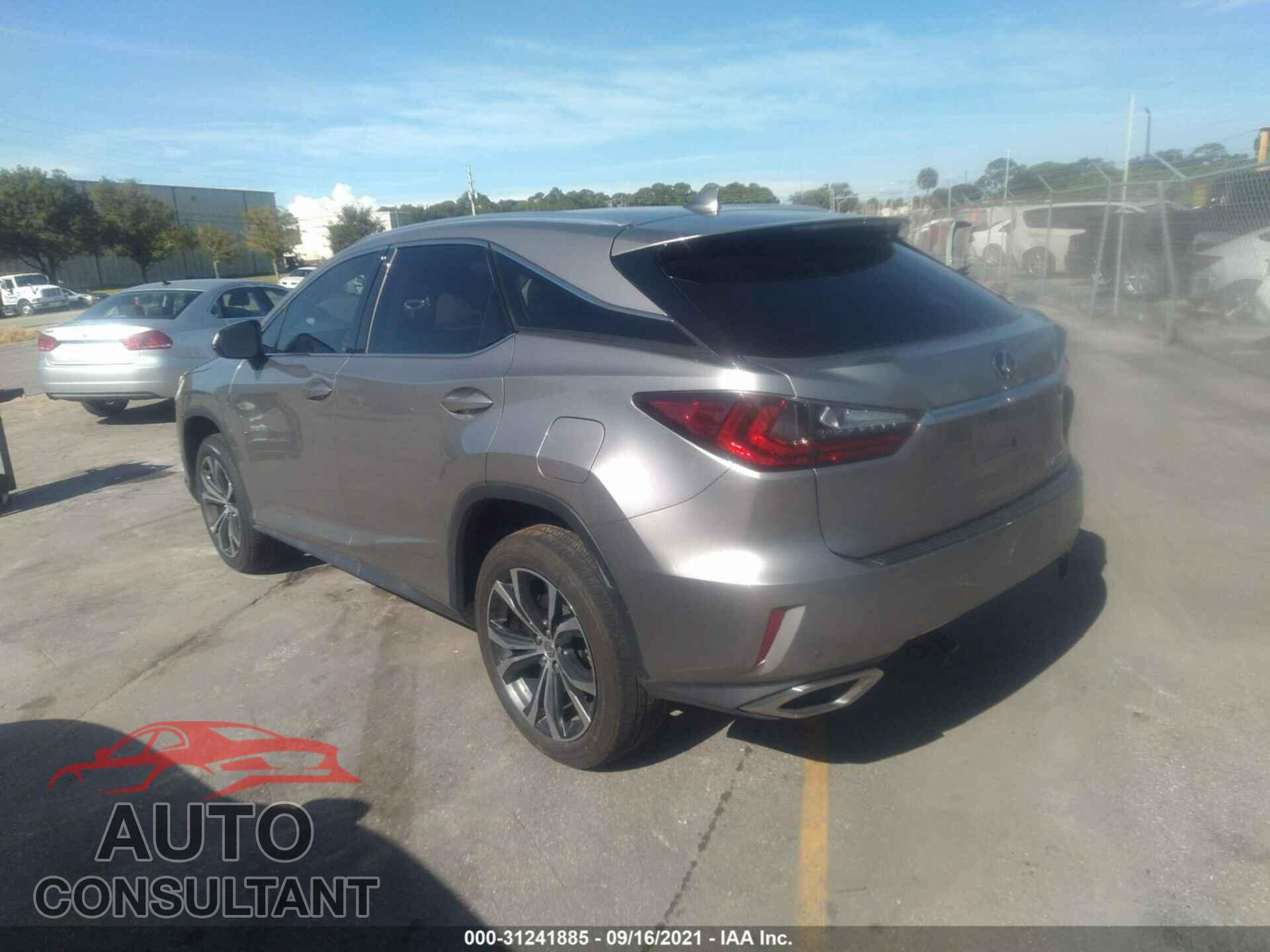 LEXUS RX 2017 - 2T2ZZMCA4HC057288