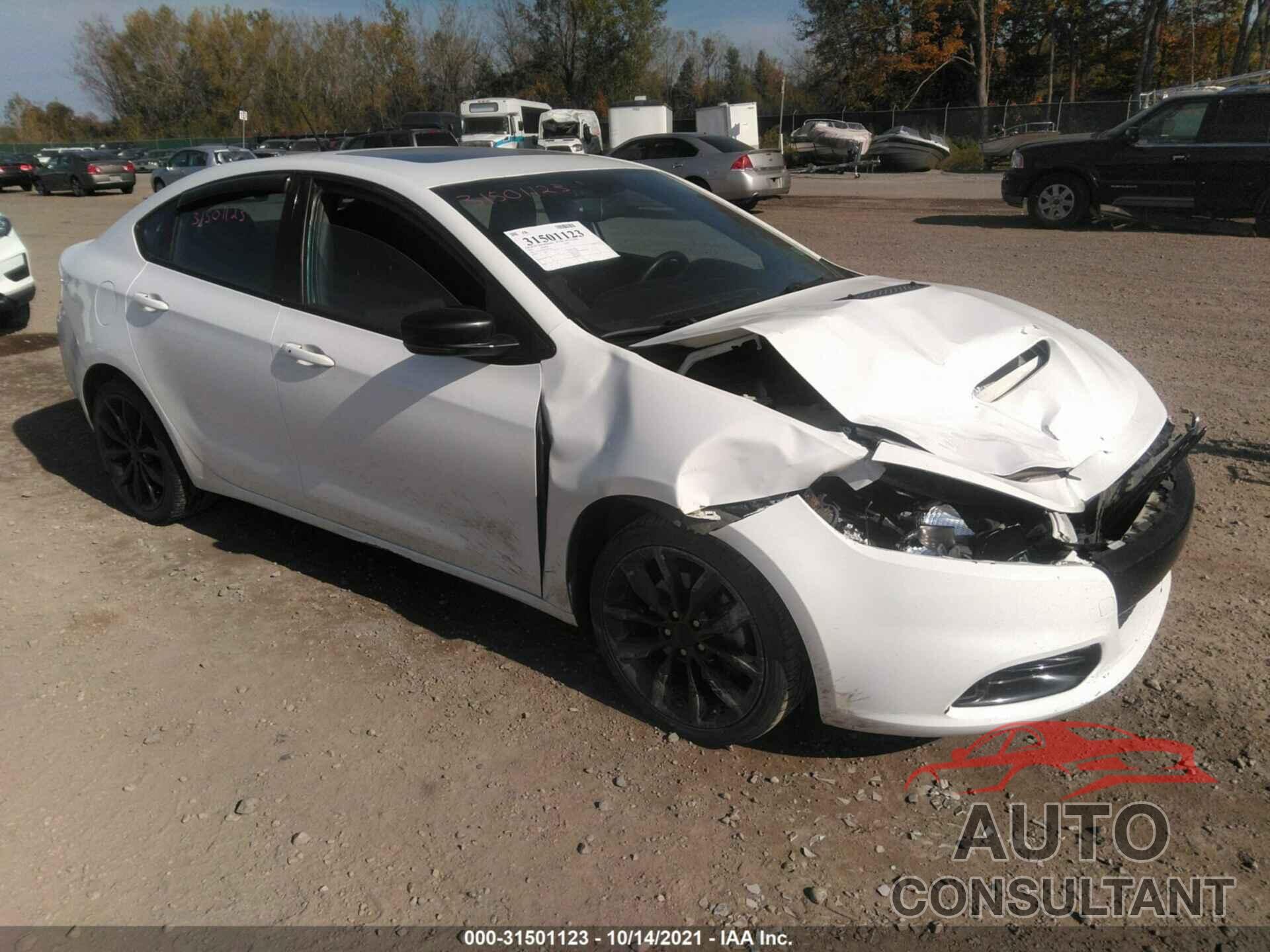 DODGE DART 2016 - 1C3CDFGB1GD817447