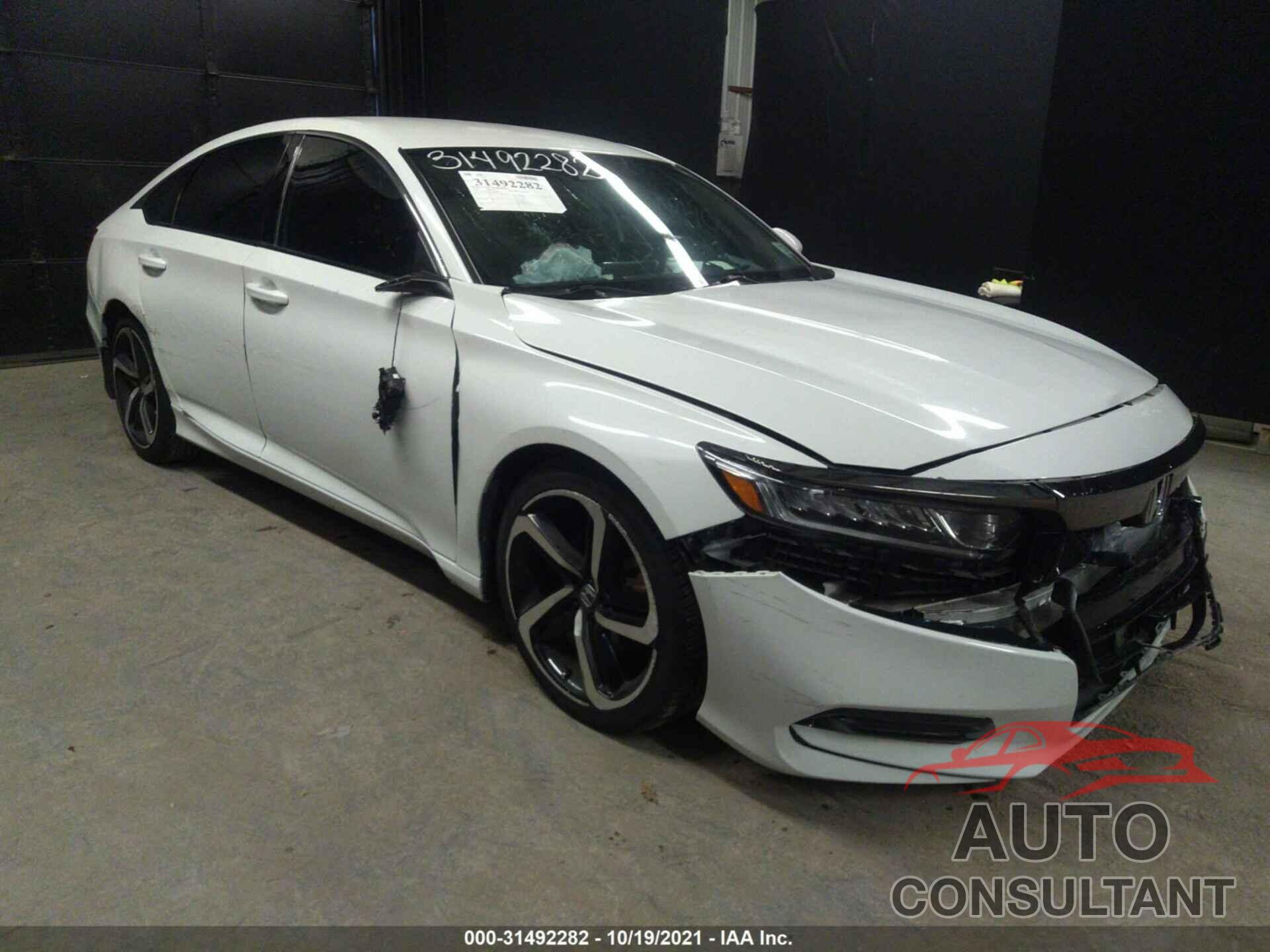 HONDA ACCORD SEDAN 2018 - 1HGCV1F31JA164599