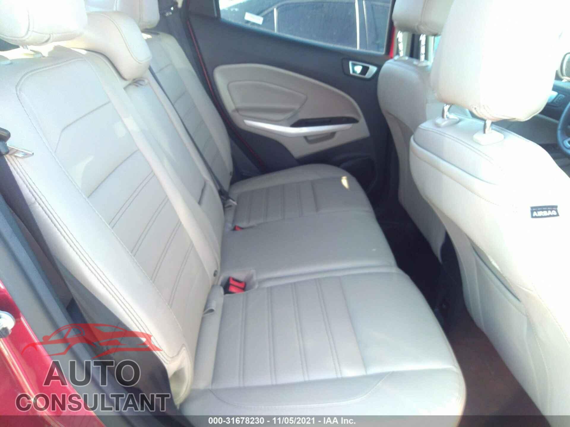 FORD ECOSPORT 2021 - MAJ6S3KL6MC411037