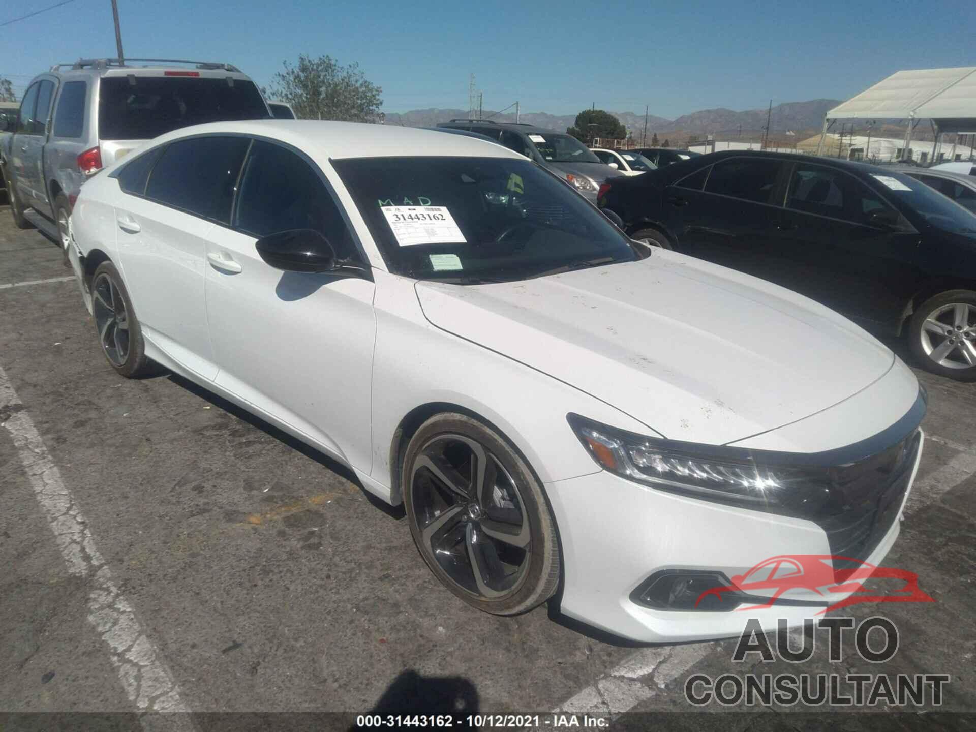 HONDA ACCORD SEDAN 2021 - 1HGCV1F39MA002028