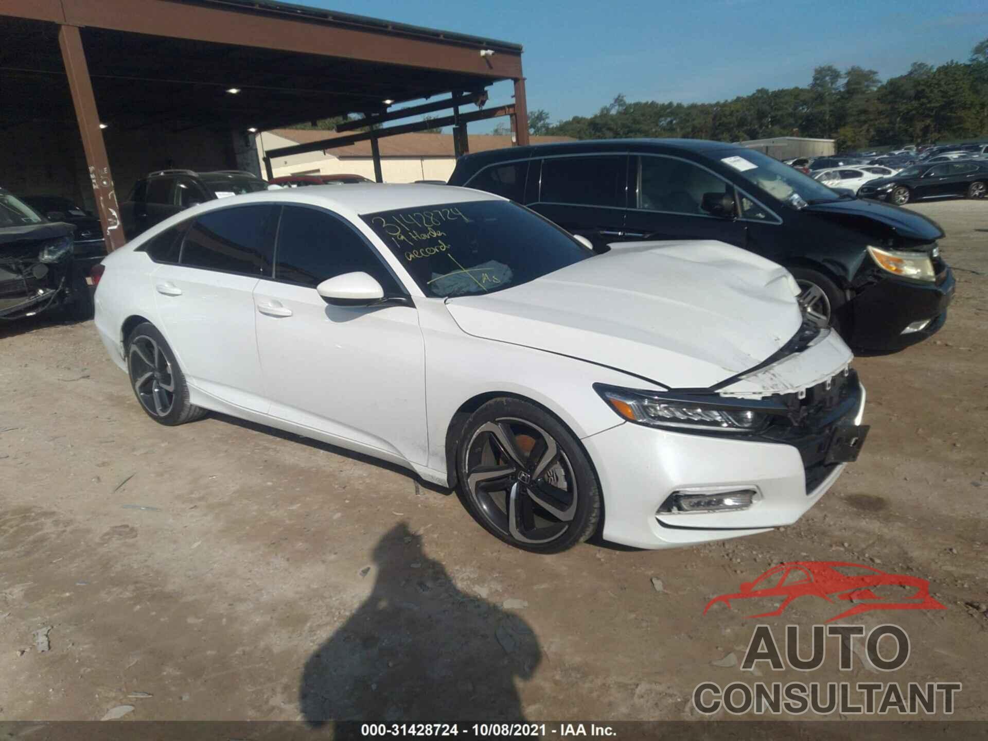 HONDA ACCORD SEDAN 2019 - 1HGCV1F37KA156430