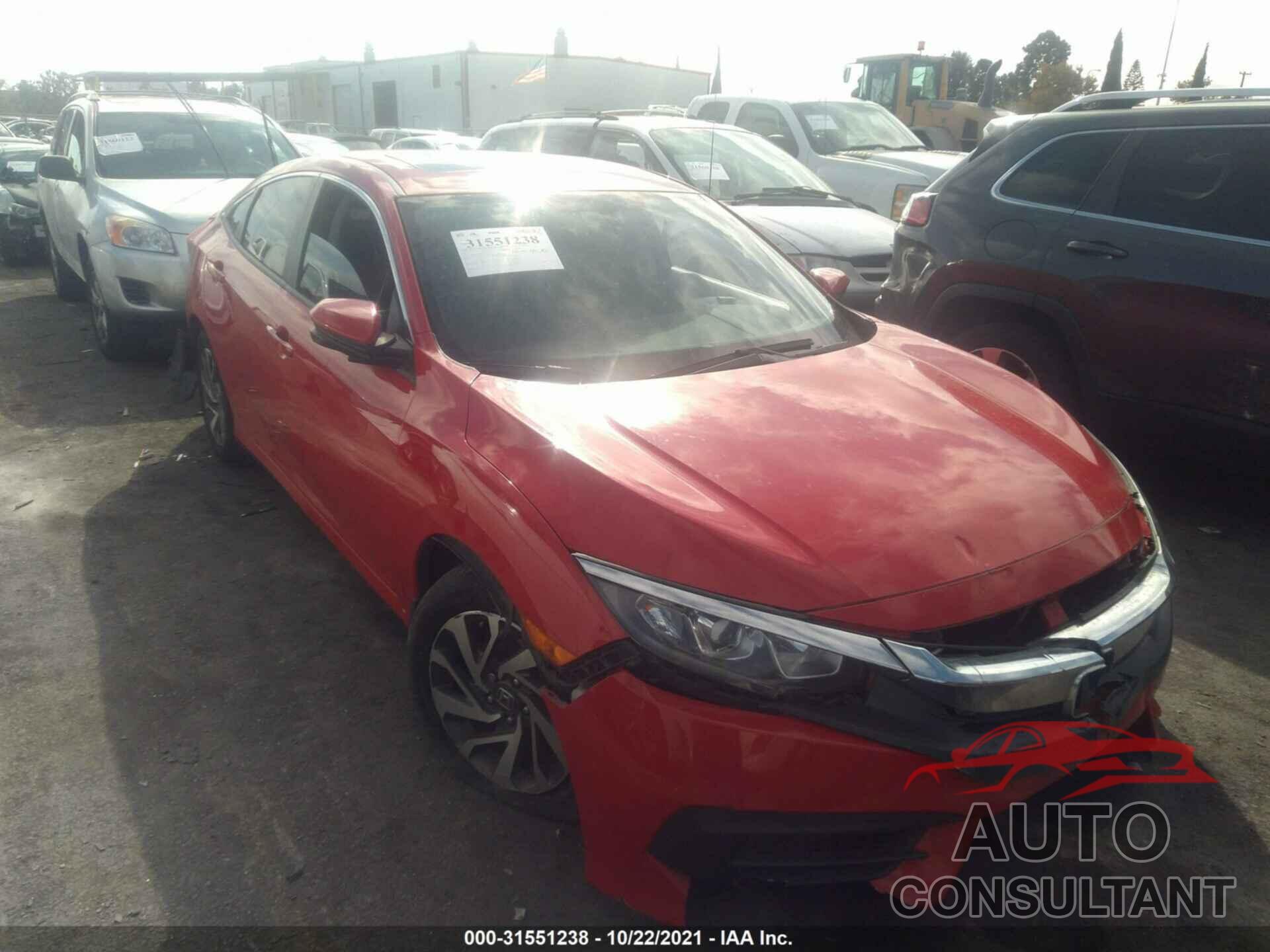 HONDA CIVIC SEDAN 2016 - 2HGFC2F72GH505692