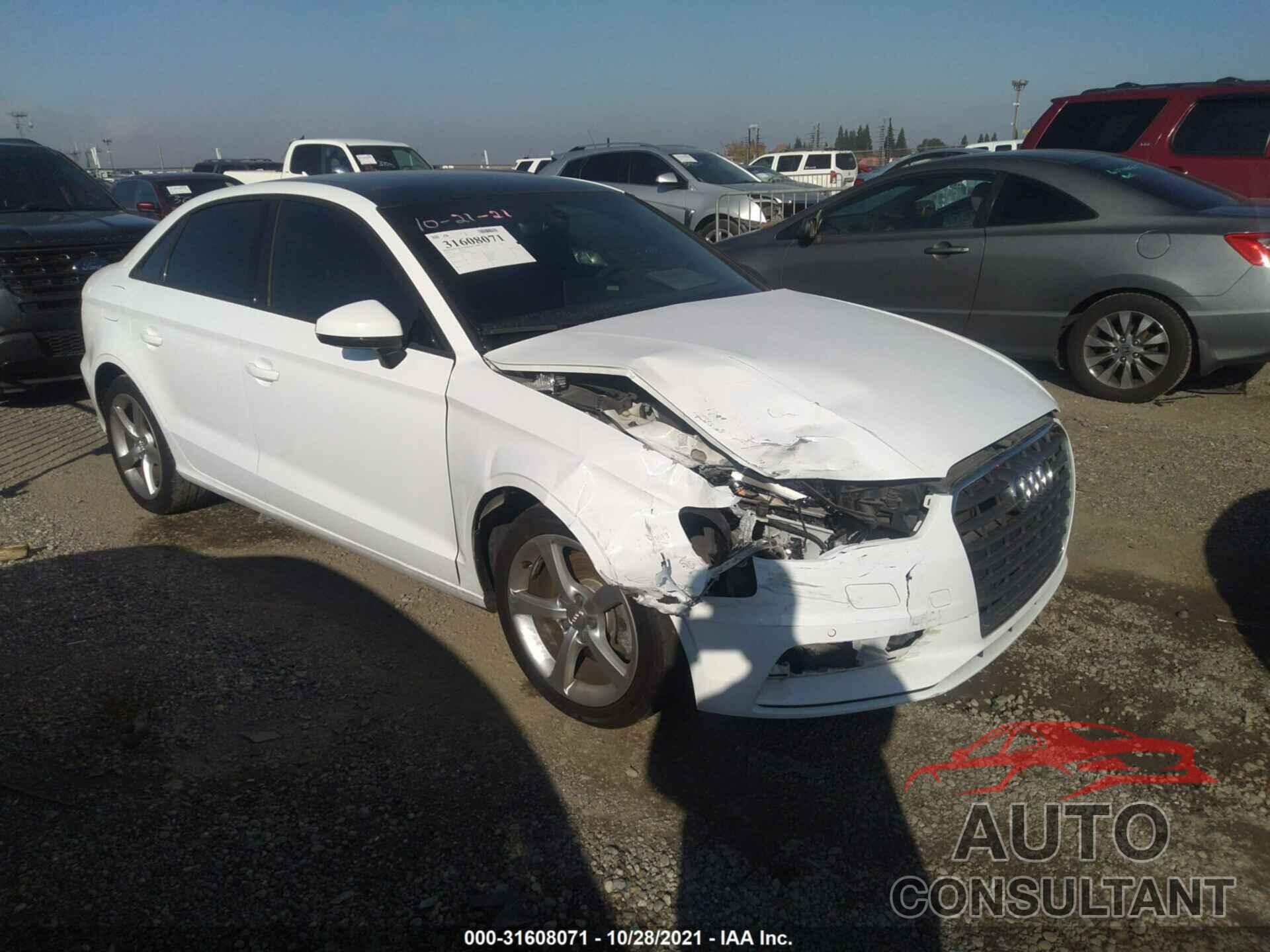 AUDI A3 2016 - WAUA7GFF3G1012455