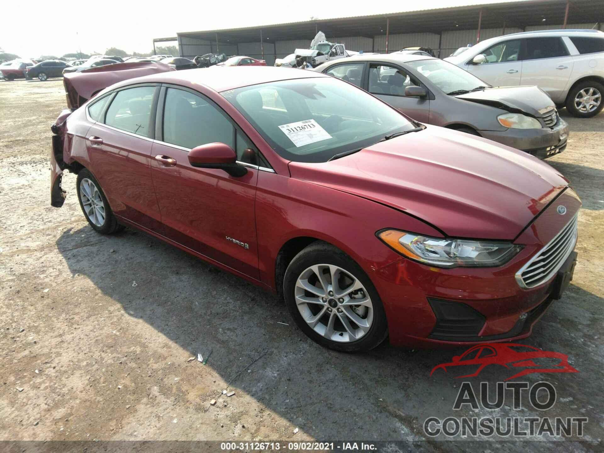 FORD FUSION HYBRID 2019 - 3FA6P0LU3KR104494