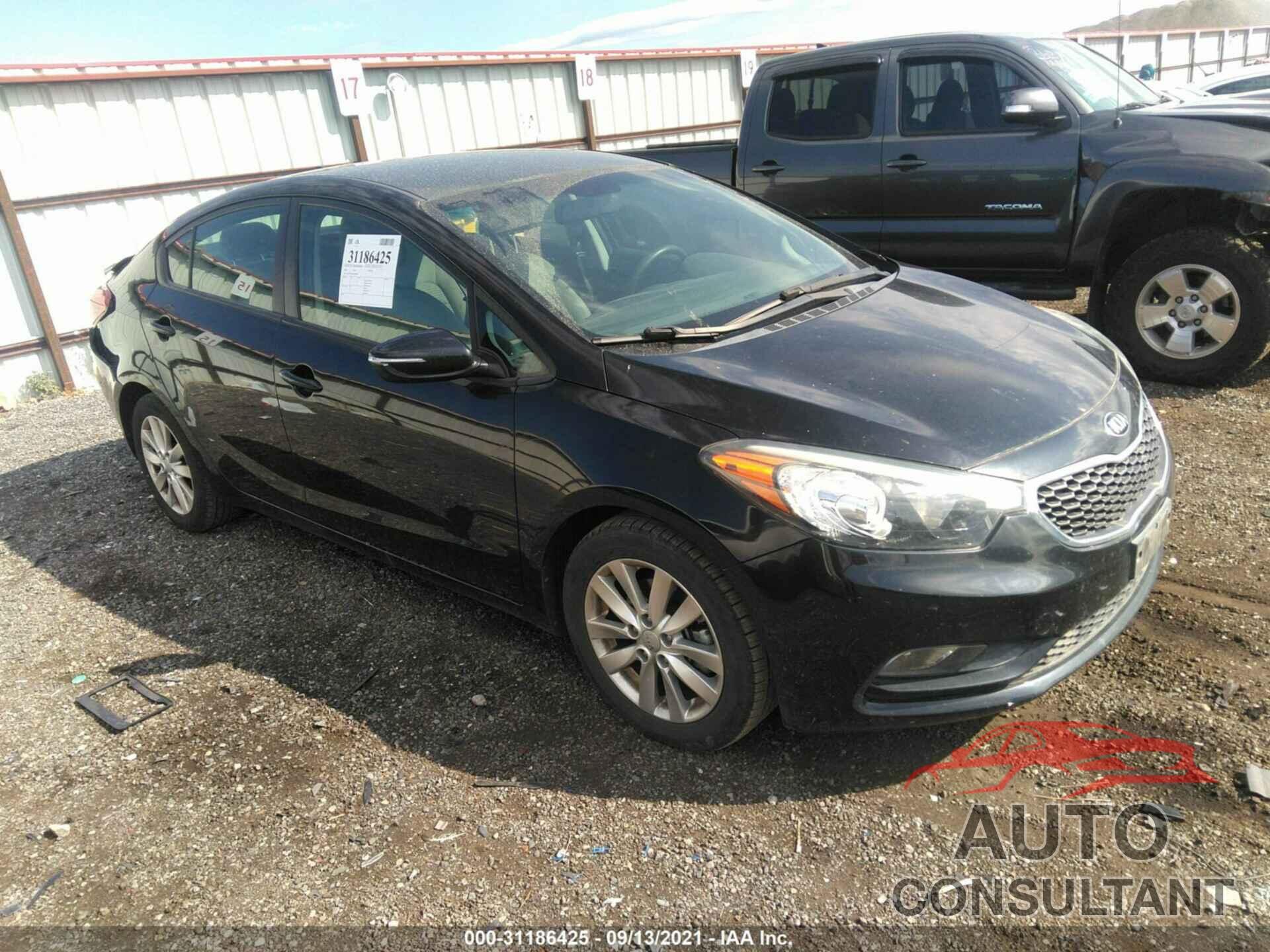 KIA FORTE 2016 - KNAFX4A65G5455680