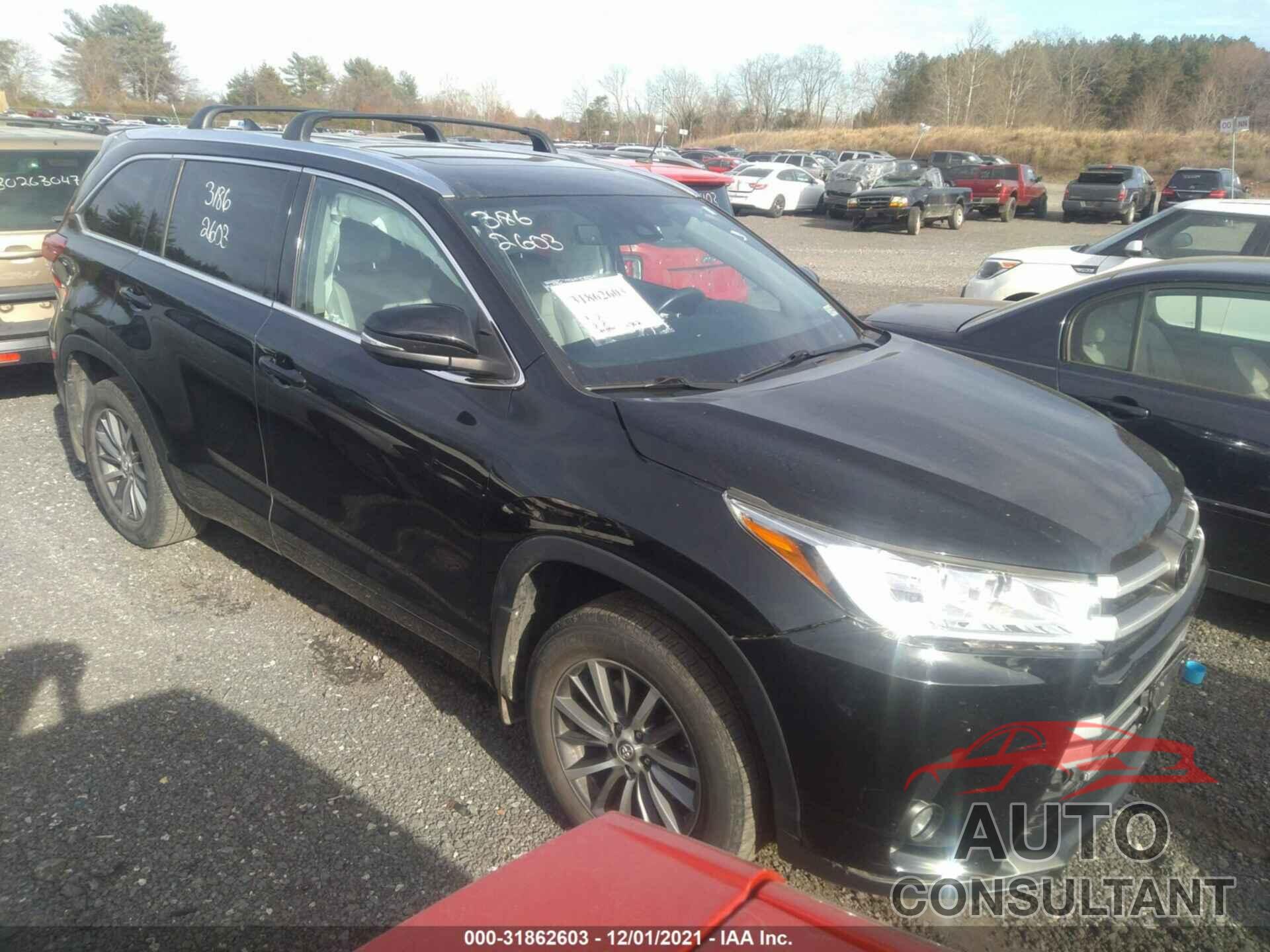 TOYOTA HIGHLANDER 2018 - 5TDJZRFHXJS847733