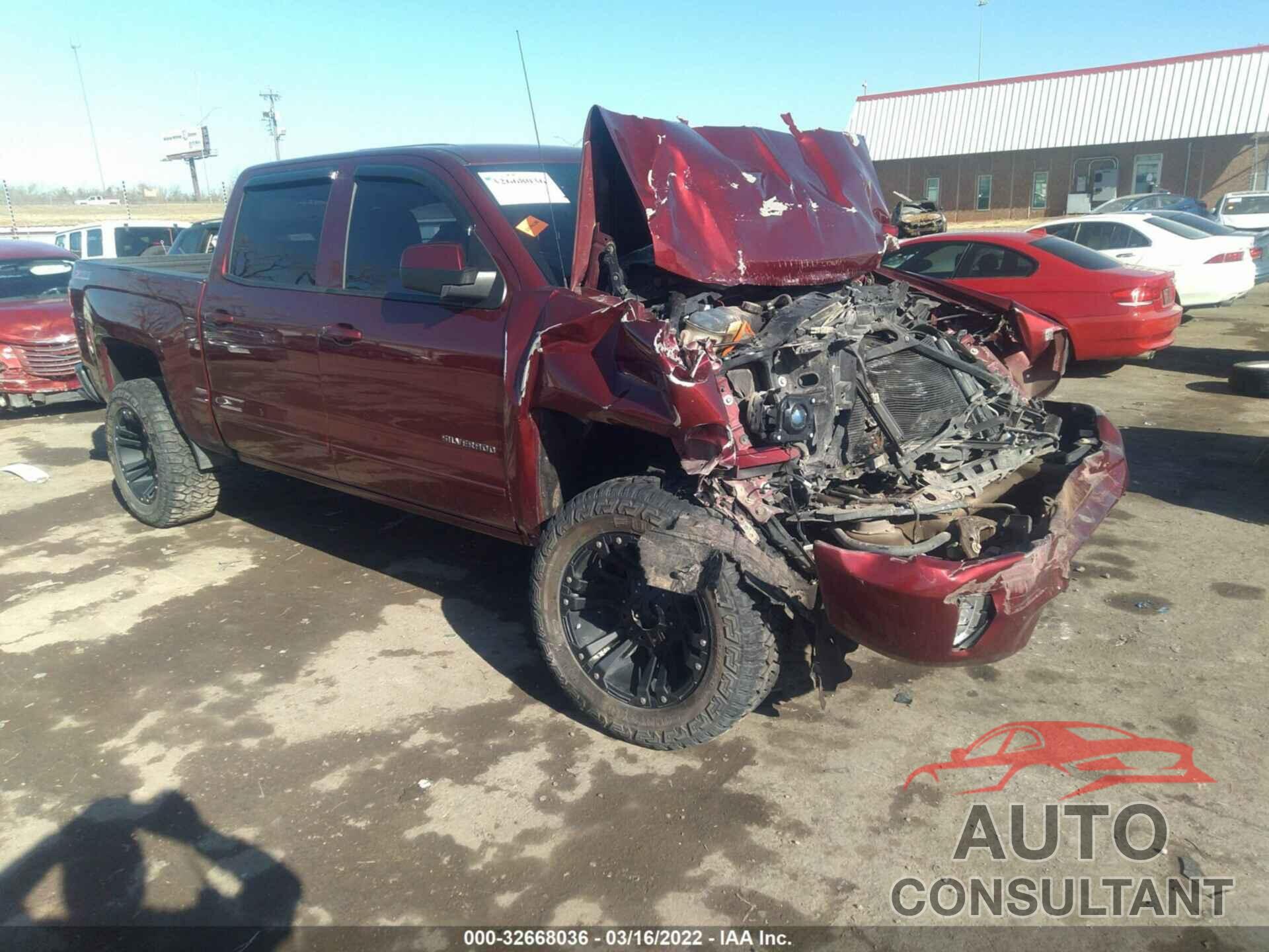 CHEVROLET SILVERADO 1500 2017 - 3GCUKREC6HG160751