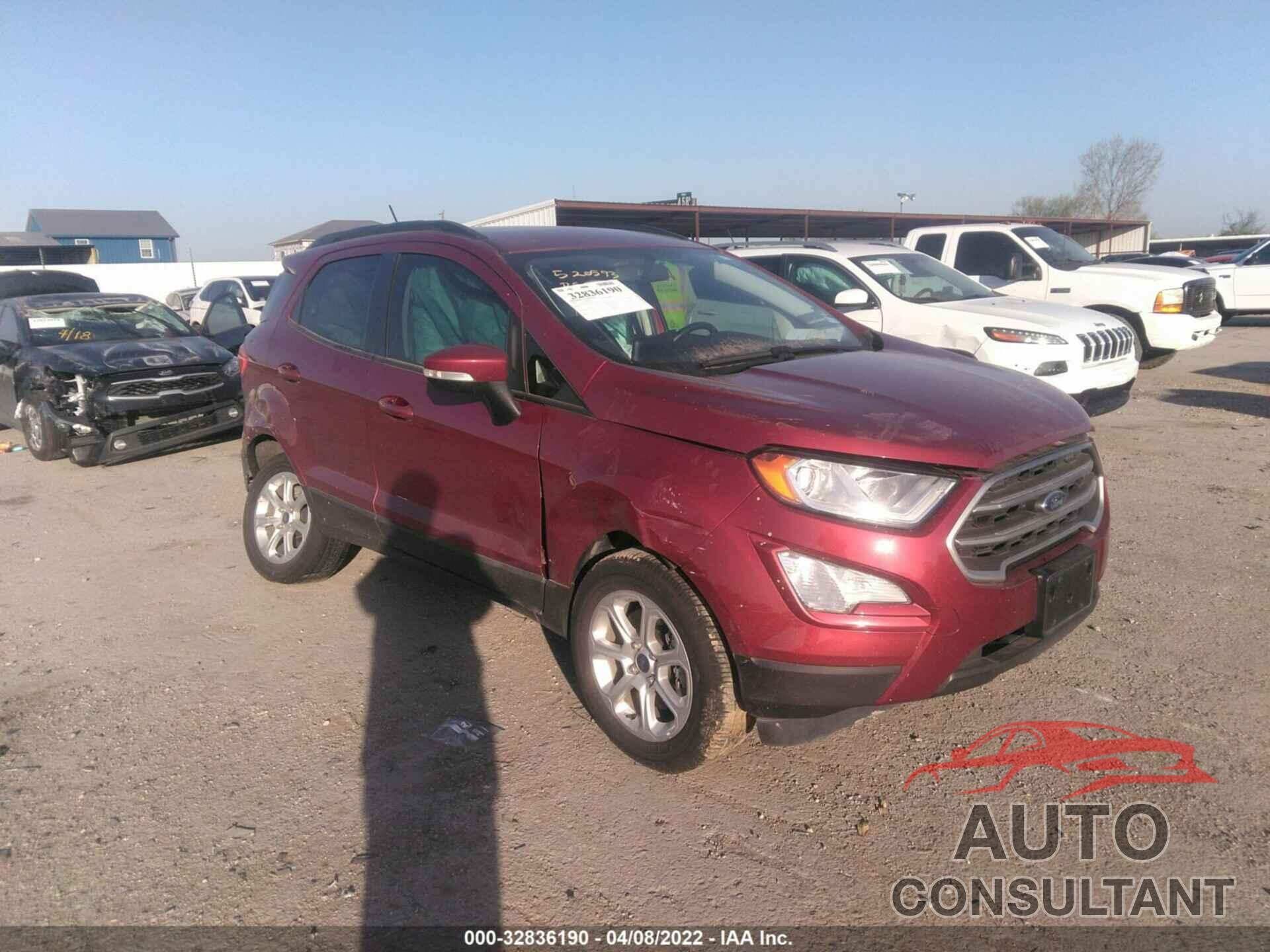 FORD ECOSPORT 2020 - MAJ3S2GE1LC324295