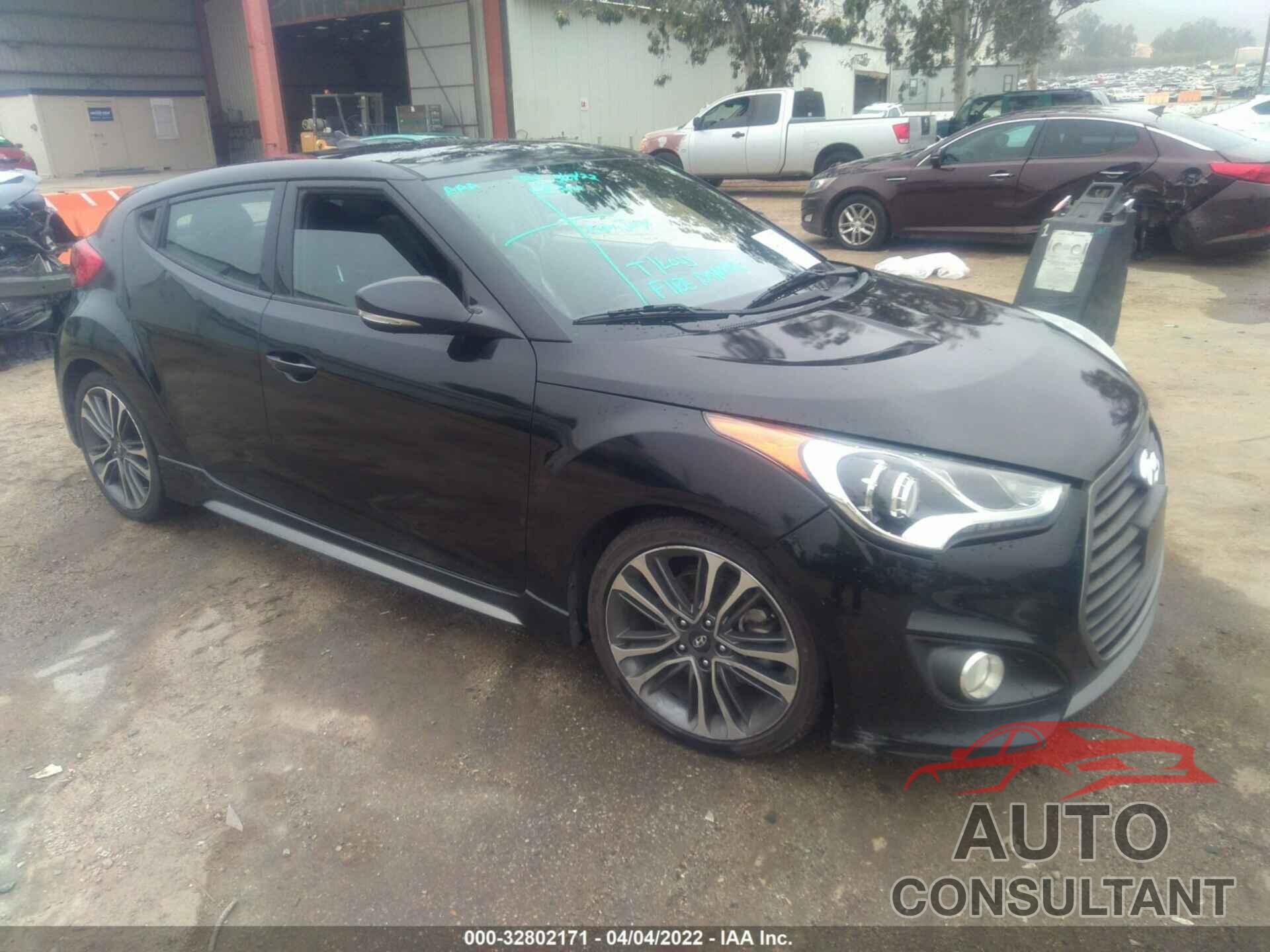 HYUNDAI VELOSTER 2016 - KMHTC6AE7GU257981