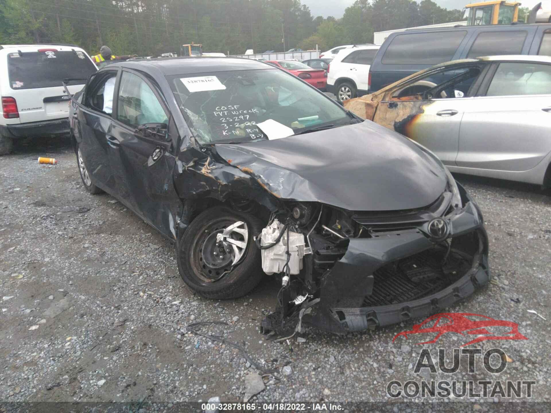 TOYOTA COROLLA 2019 - 2T1BURHE8KC137066
