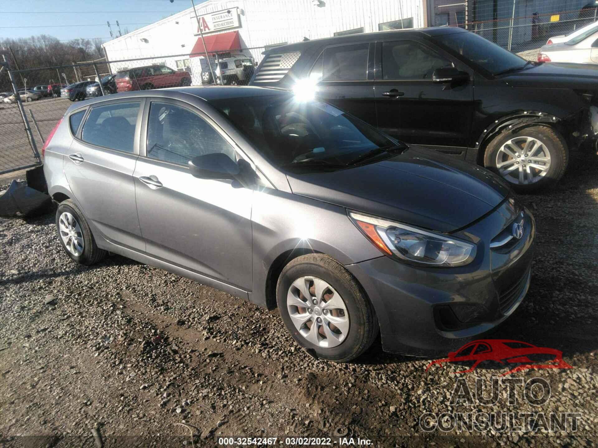 HYUNDAI ACCENT 2016 - KMHCT5AE5GU255463