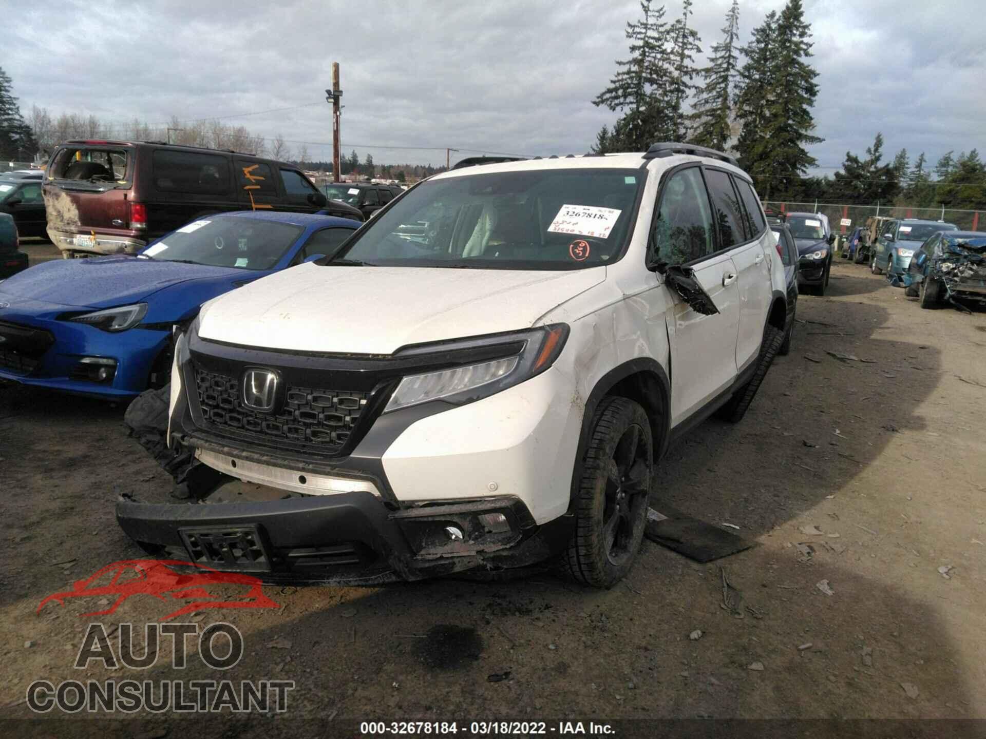 HONDA PASSPORT 2019 - 5FNYF8H00KB003943