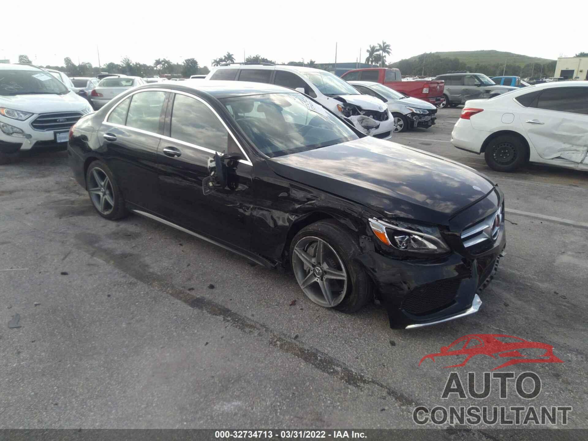 MERCEDES-BENZ C-CLASS 2016 - 55SWF4KB4GU134633