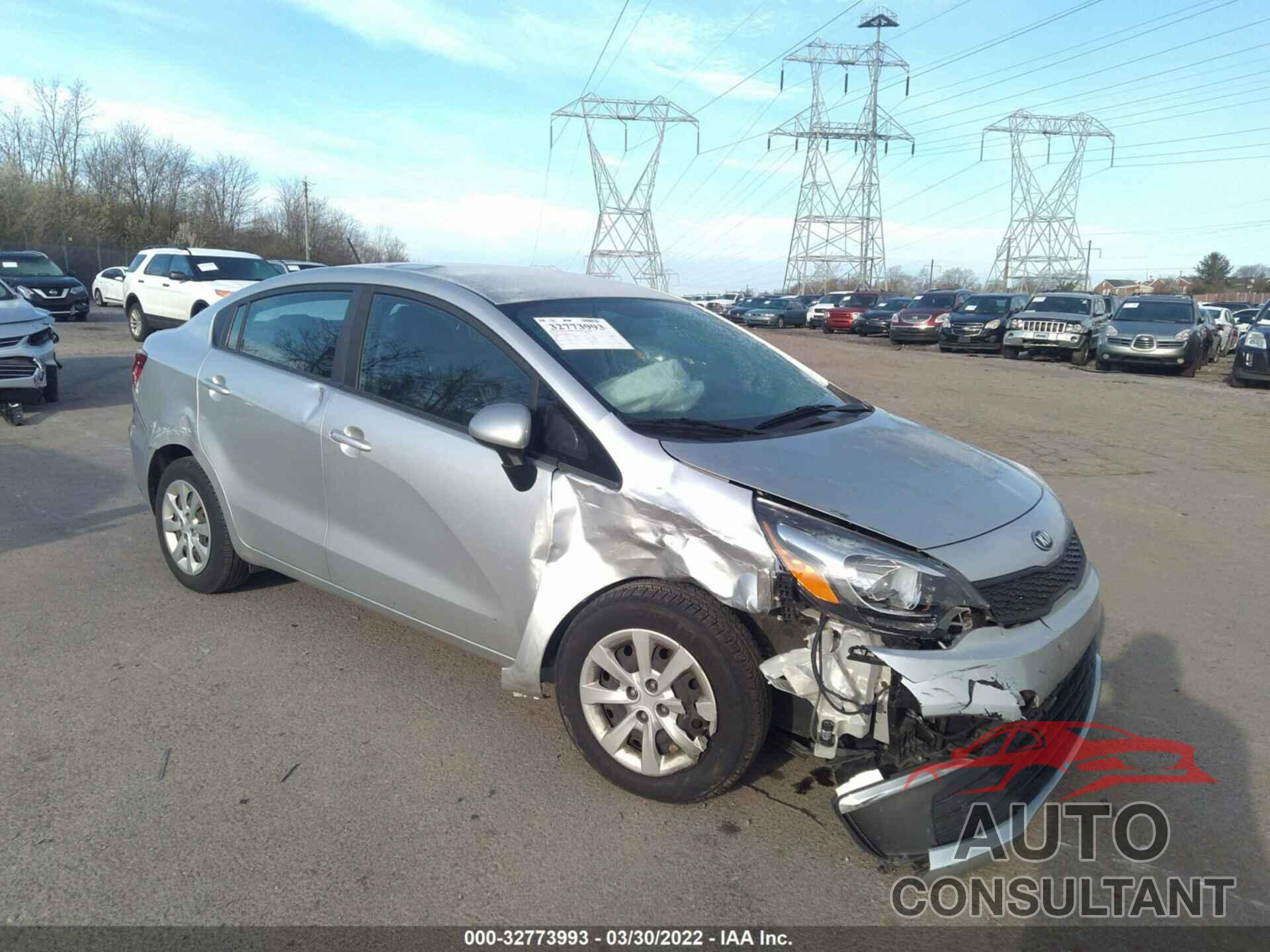 KIA RIO 2016 - KNADM4A34G6680804