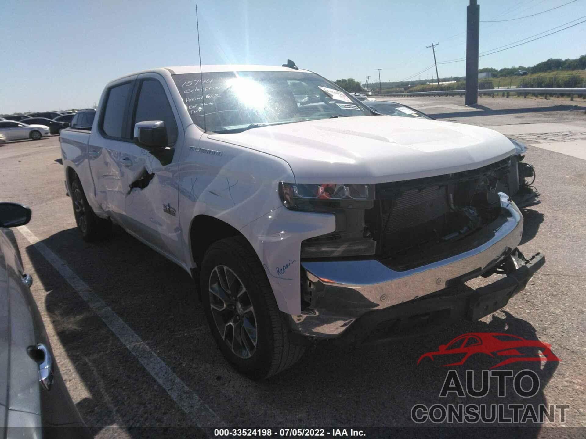 CHEVROLET SILVERADO 1500 2020 - 3GCPWCED0LG285938