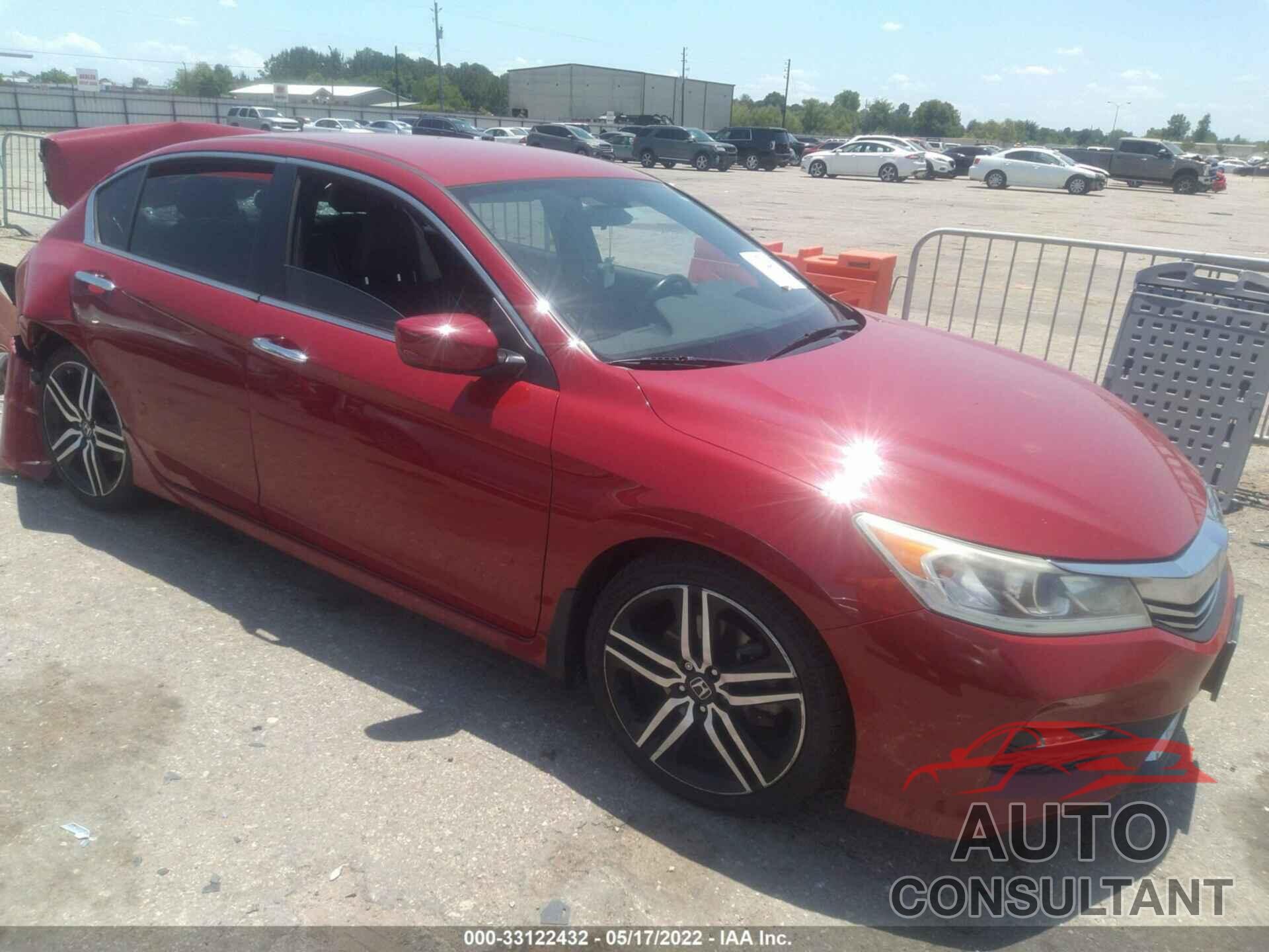 HONDA ACCORD SEDAN 2016 - 1HGCR2F57GA210859