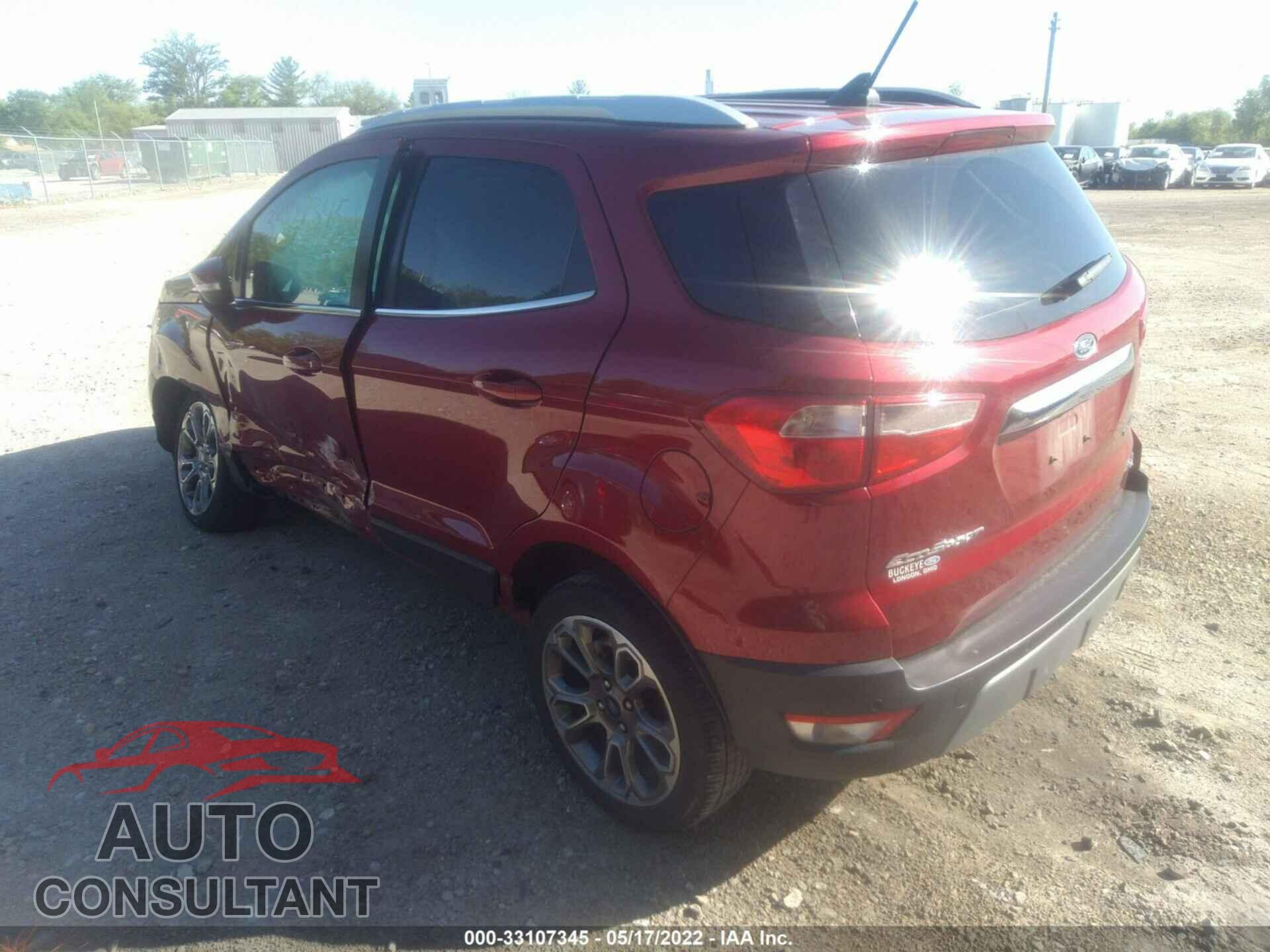 FORD ECOSPORT 2020 - MAJ6S3KL7LC324293