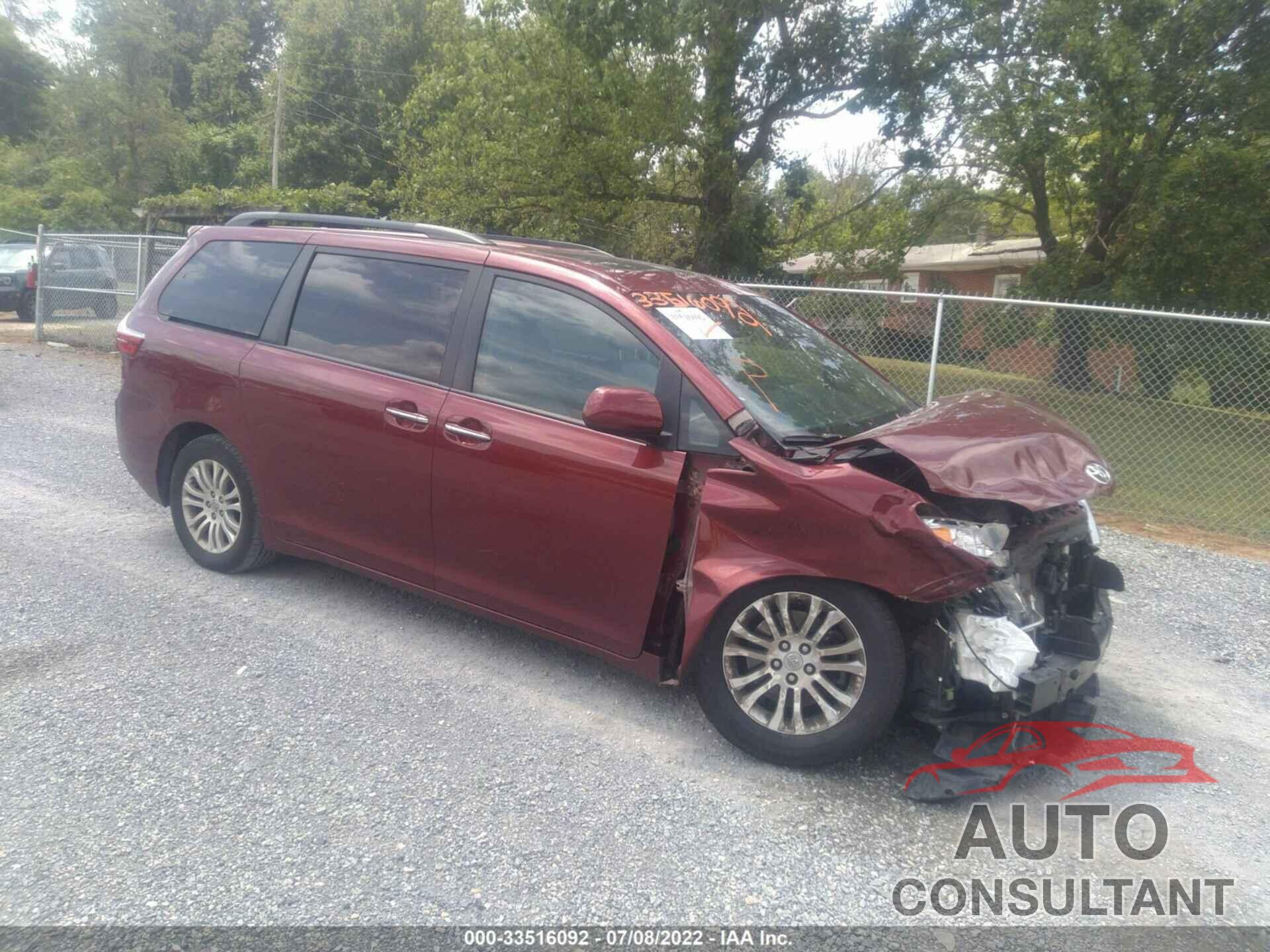 TOYOTA SIENNA 2017 - 5TDYZ3DC9HS837692