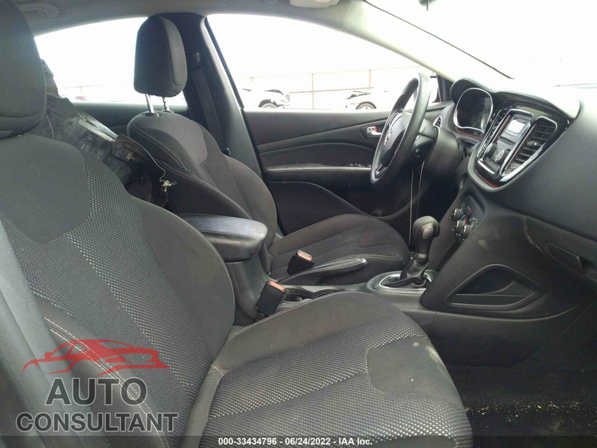 DODGE DART 2016 - 1C3CDFBBXGD727835