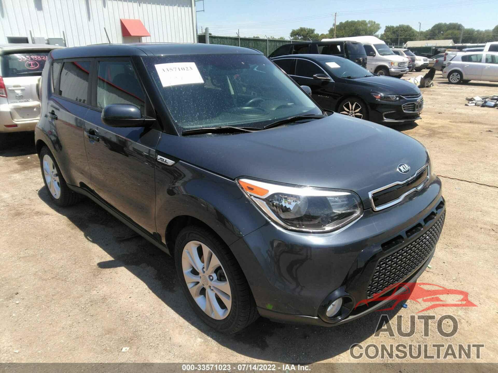 KIA SOUL 2016 - KNDJP3A51G7286597