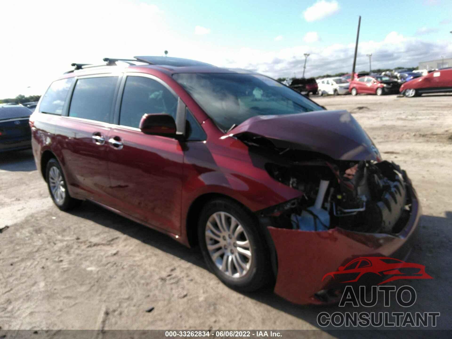 TOYOTA SIENNA 2017 - 5TDYZ3DC7HS834841