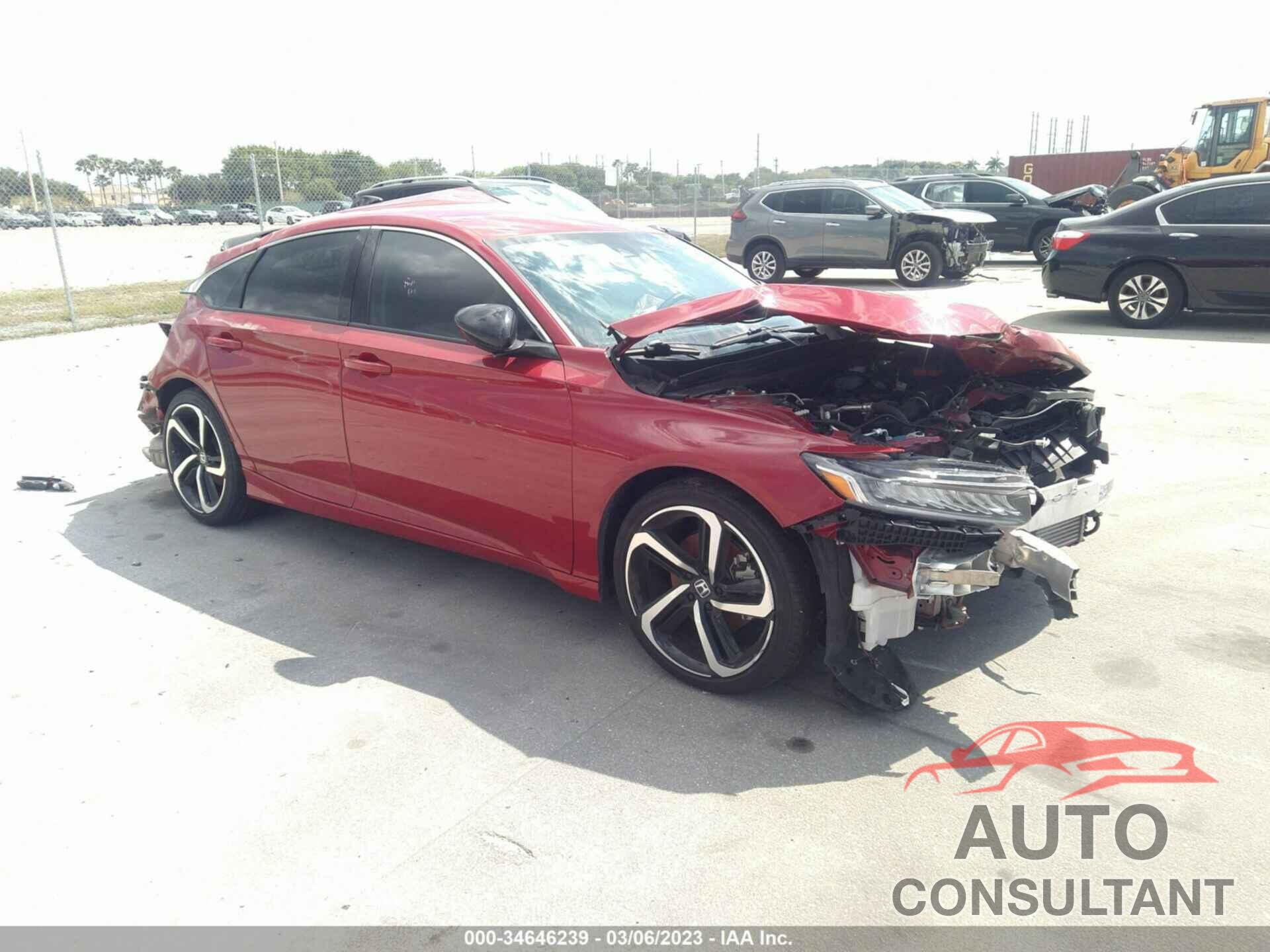 HONDA ACCORD SEDAN 2022 - 1HGCV1F41NA045708