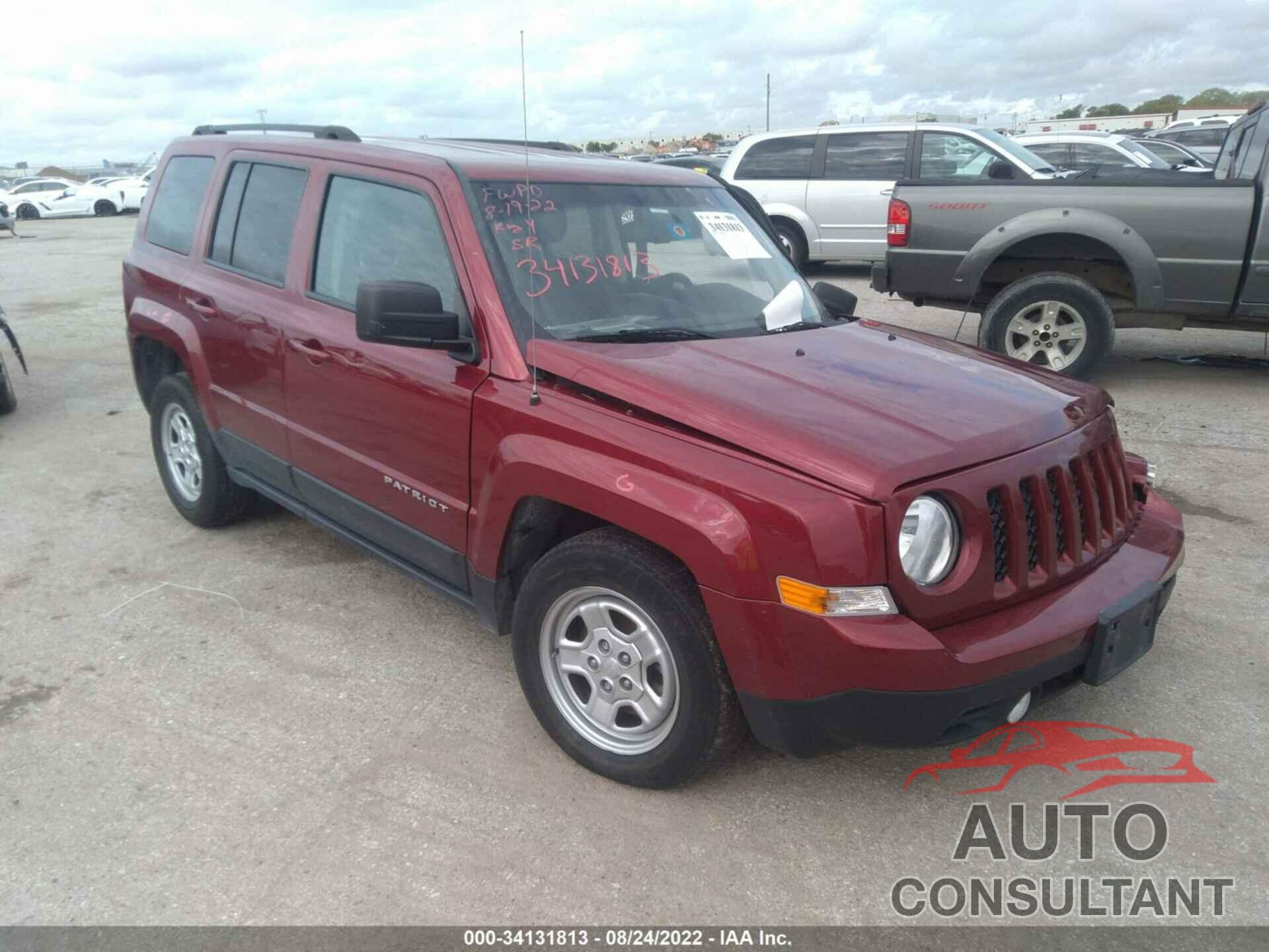 JEEP PATRIOT 2017 - 1C4NJPBA8HD115094