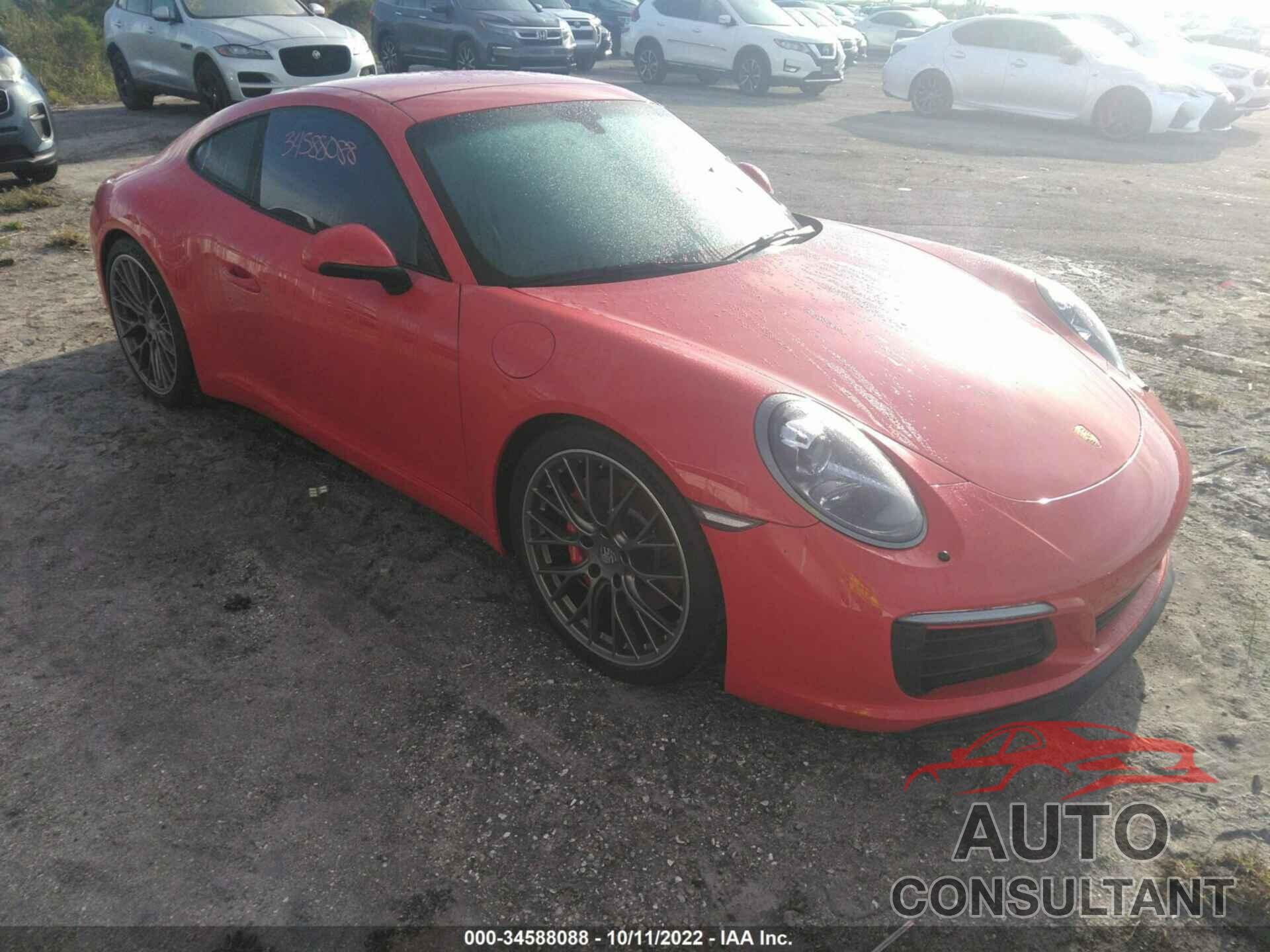 PORSCHE 911 2017 - WP0AB2A96HS123096