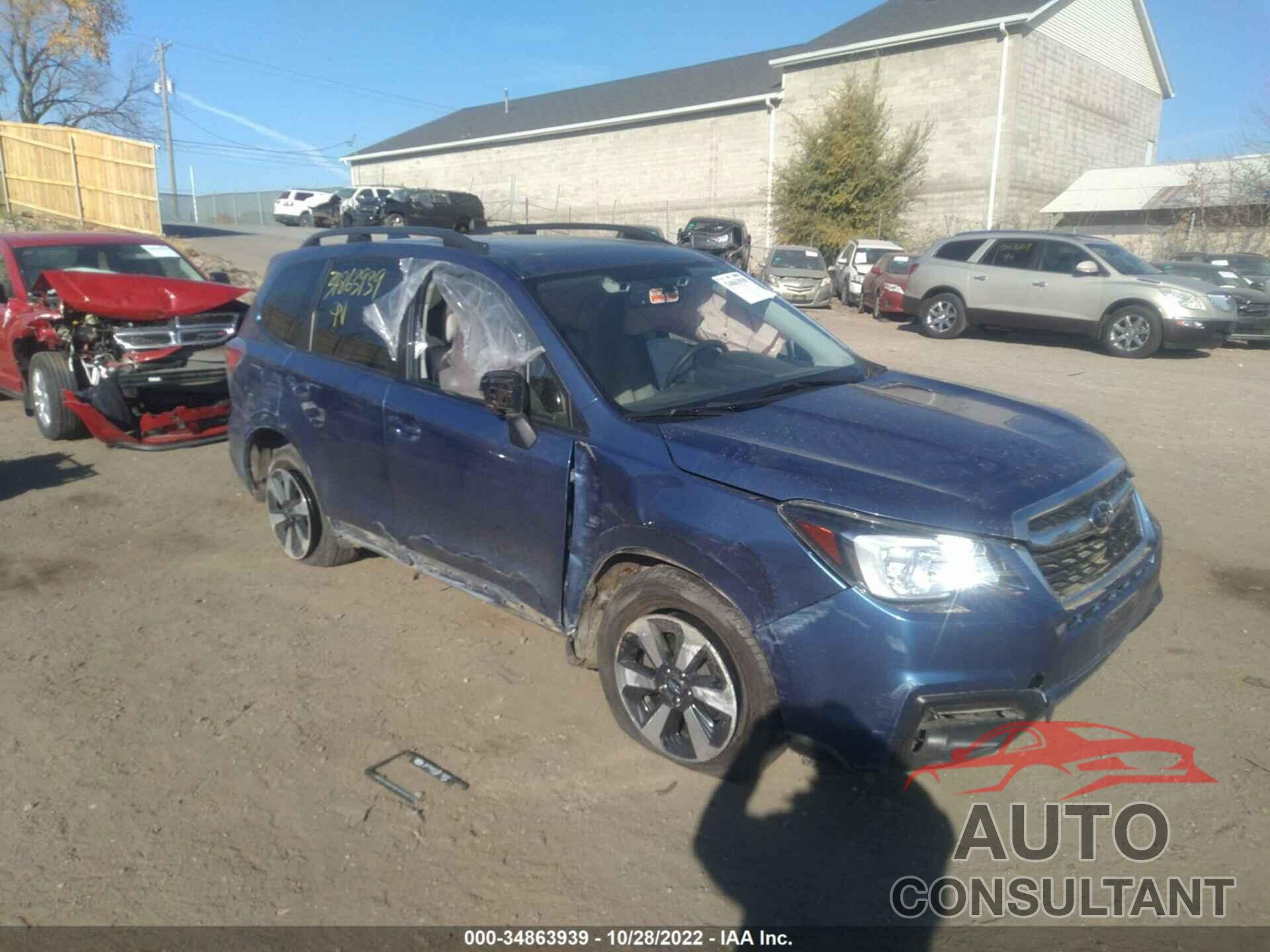 SUBARU FORESTER 2017 - JF2SJAGC7HH590708
