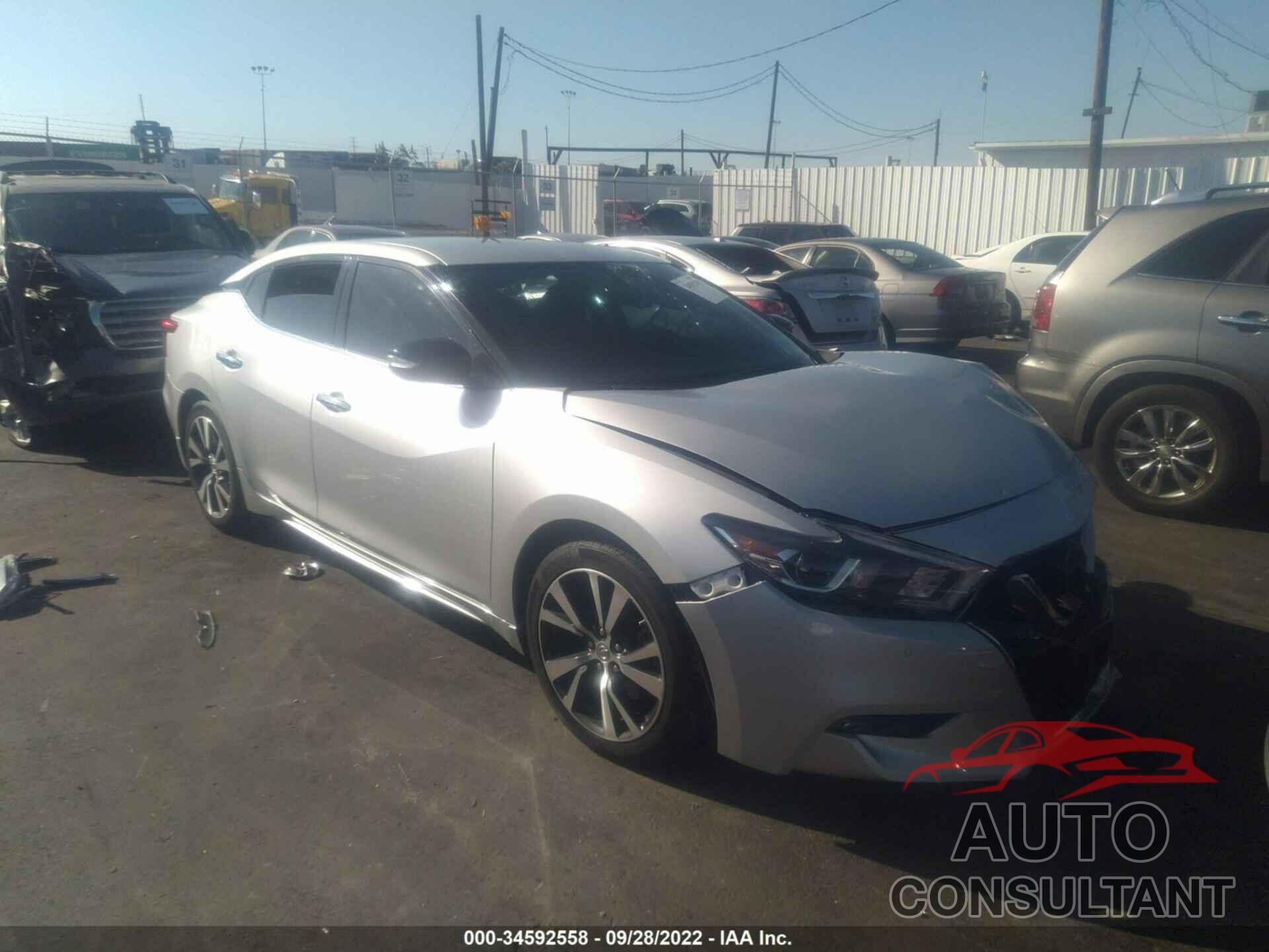 NISSAN MAXIMA 2017 - 1N4AA6AP0HC403010