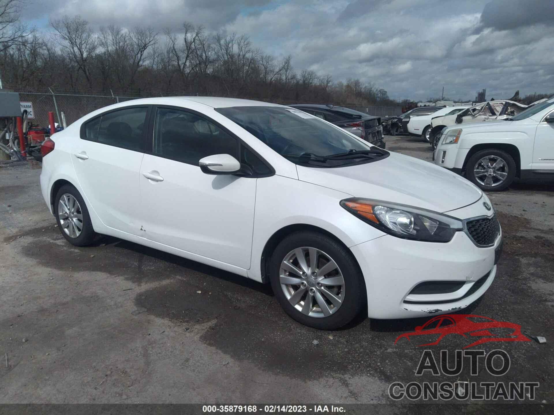 KIA FORTE 2016 - KNAFX4A60G5505997