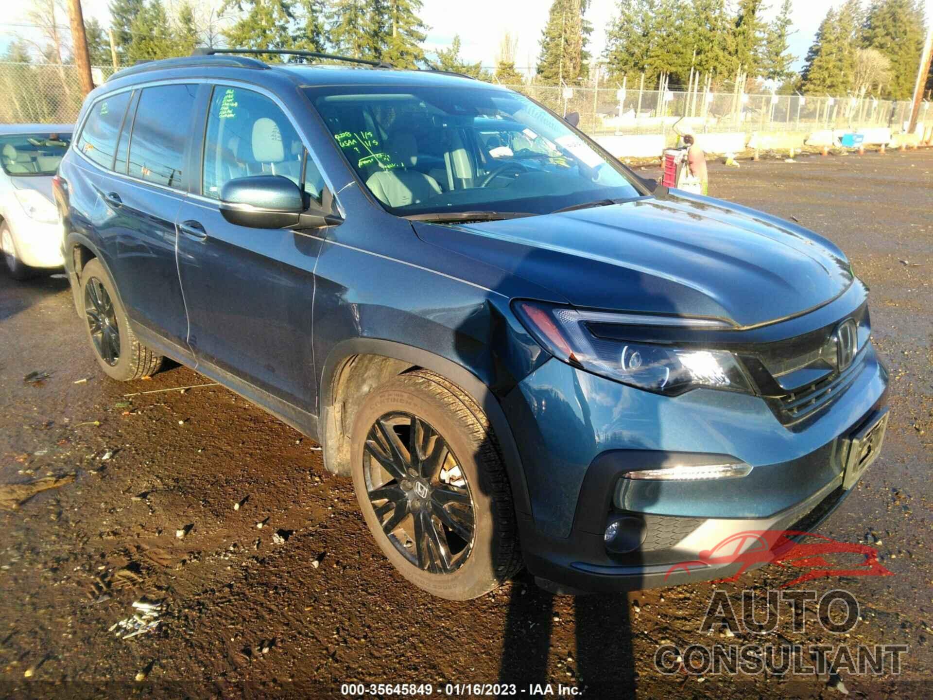 HONDA PILOT 2021 - 5FNYF6H25MB084401