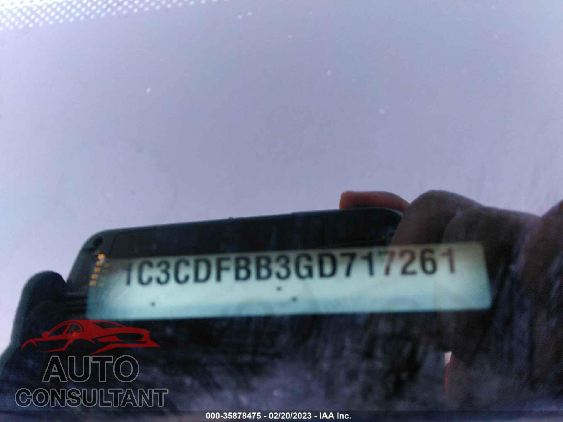 DODGE DART 2016 - 1C3CDFBB3GD717261