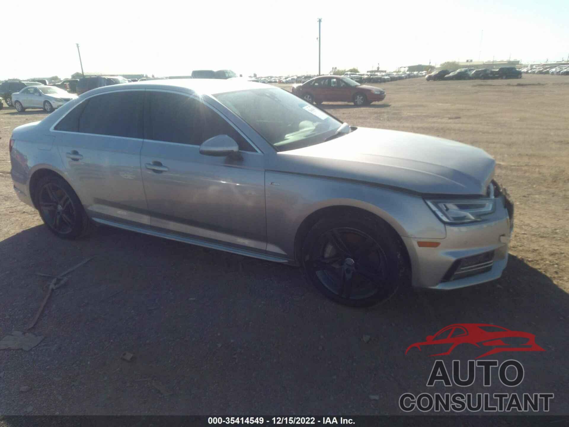 AUDI A4 2018 - WAUENAF4XJA152240