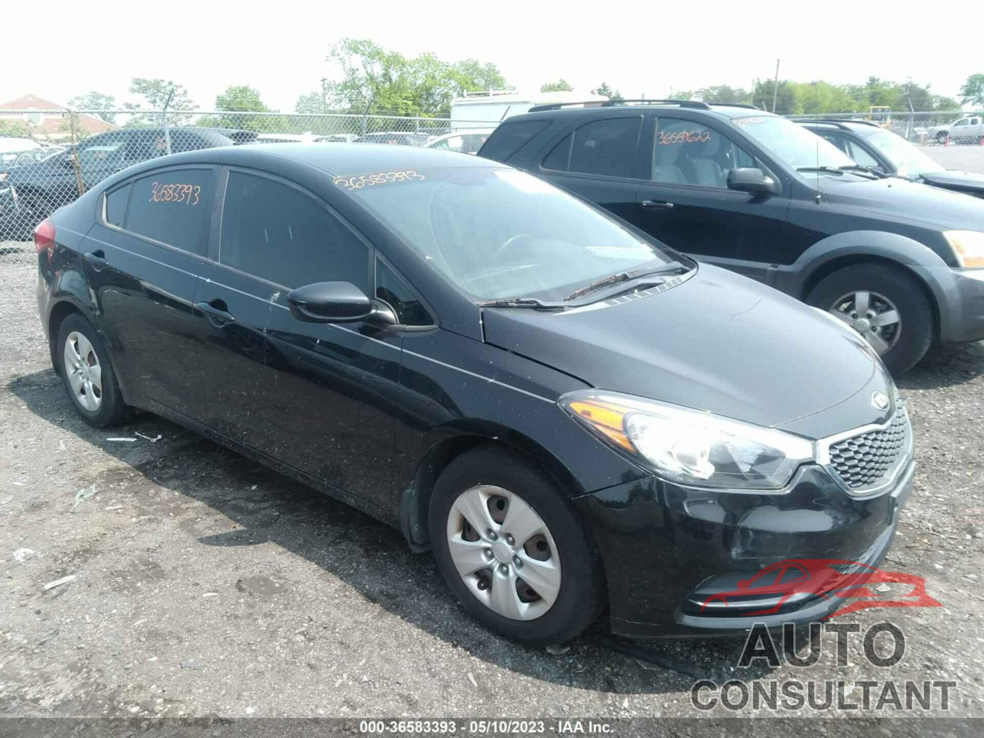 KIA FORTE 2016 - KNAFK4A65G5527444