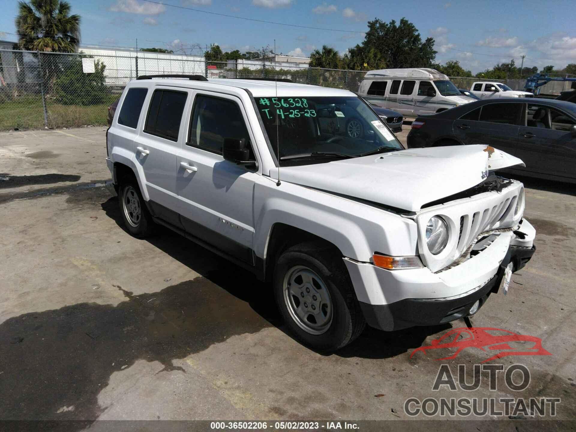 JEEP PATRIOT 2016 - 1C4NJPBA9GD553332