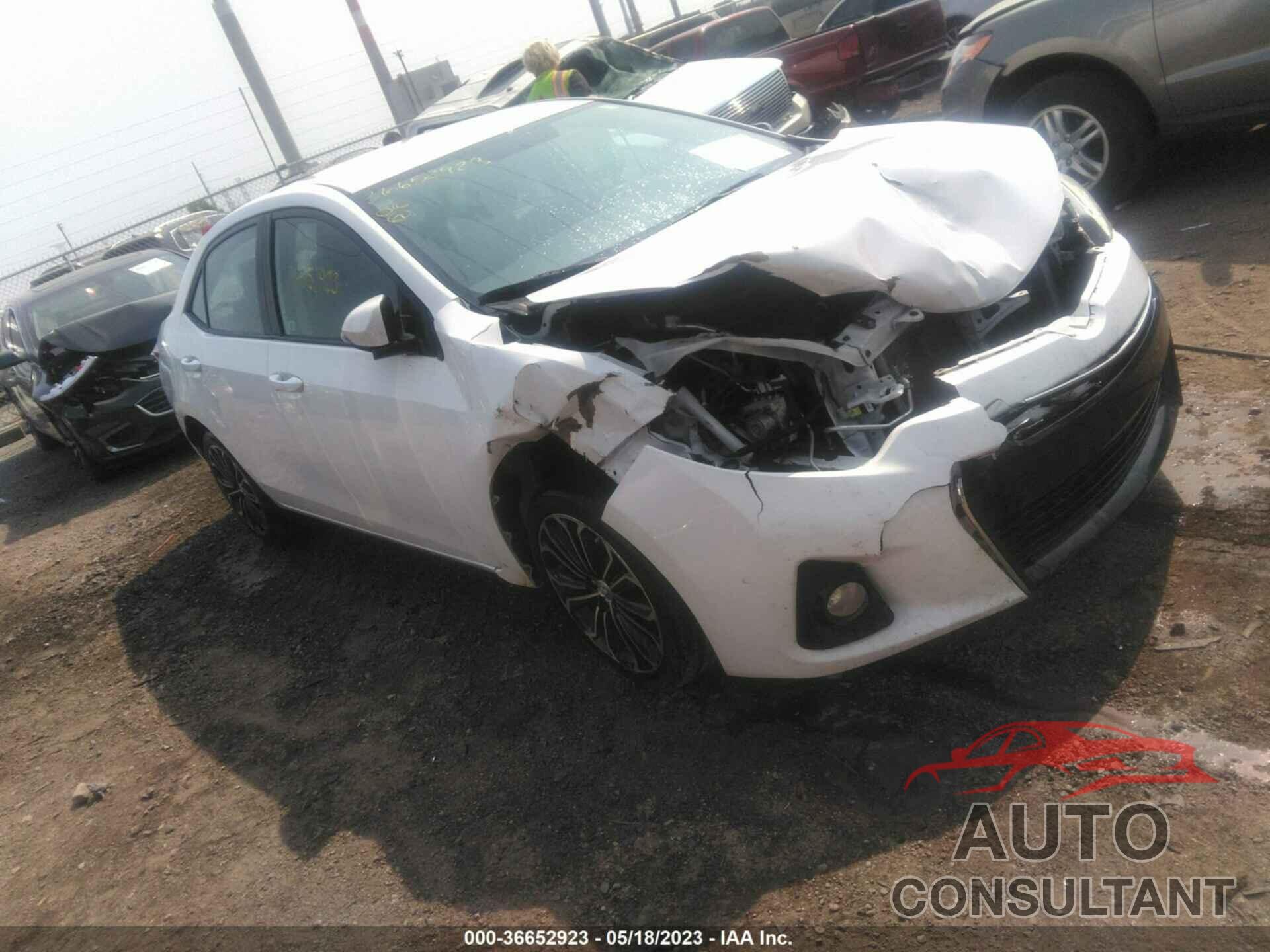 TOYOTA COROLLA 2016 - 2T1BURHE1GC731960
